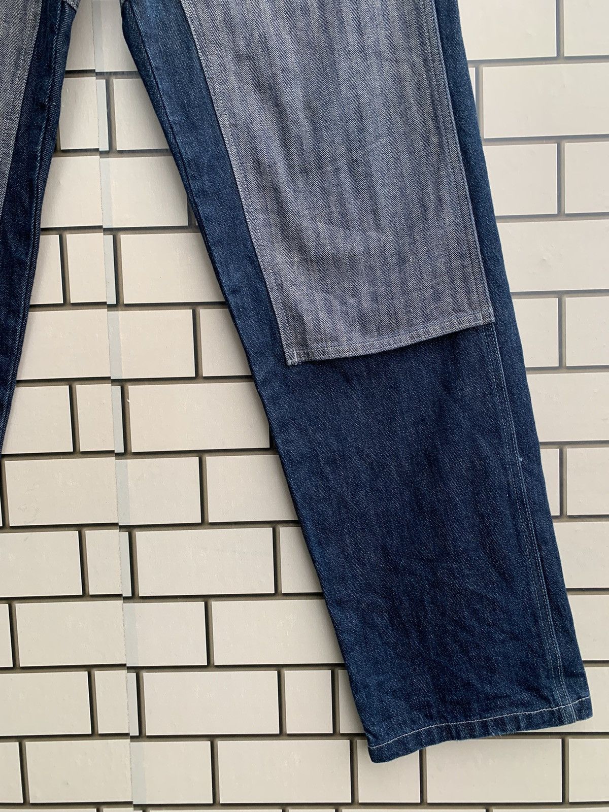 If Six Was Nine × Japanese Brand 🔥Japanese Brand Sequen Double Knee Carpenter Denim Pants Size US 34 / EU 50 - 5 Thumbnail
