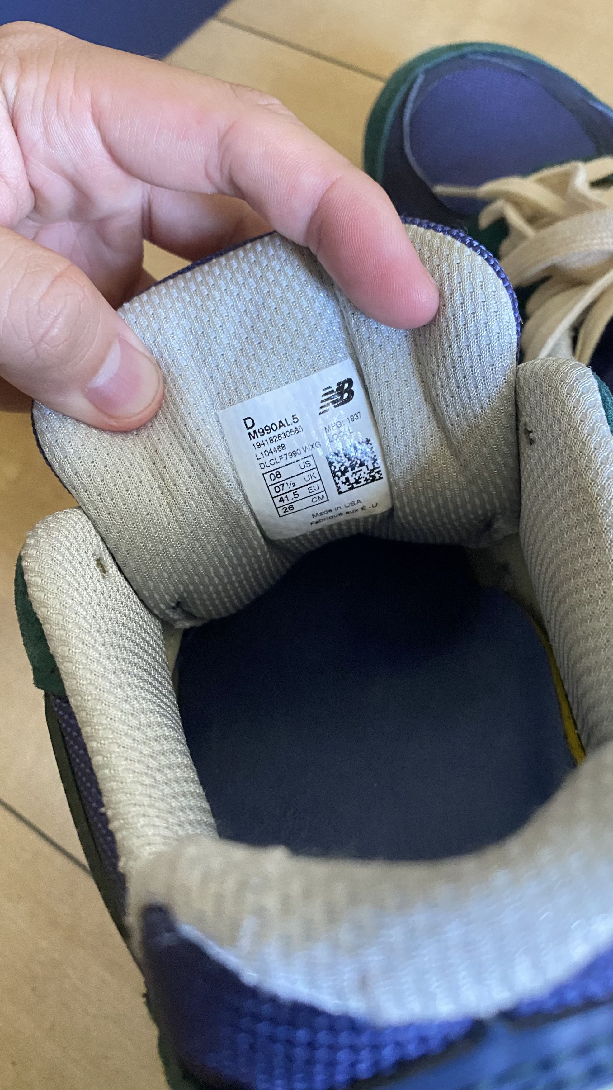 Aime Leon Dore × New Balance Aime Leon Dore x New Balance 990v5 Life In The Balance 2019 Size US 8 / EU 41 - 15 Thumbnail