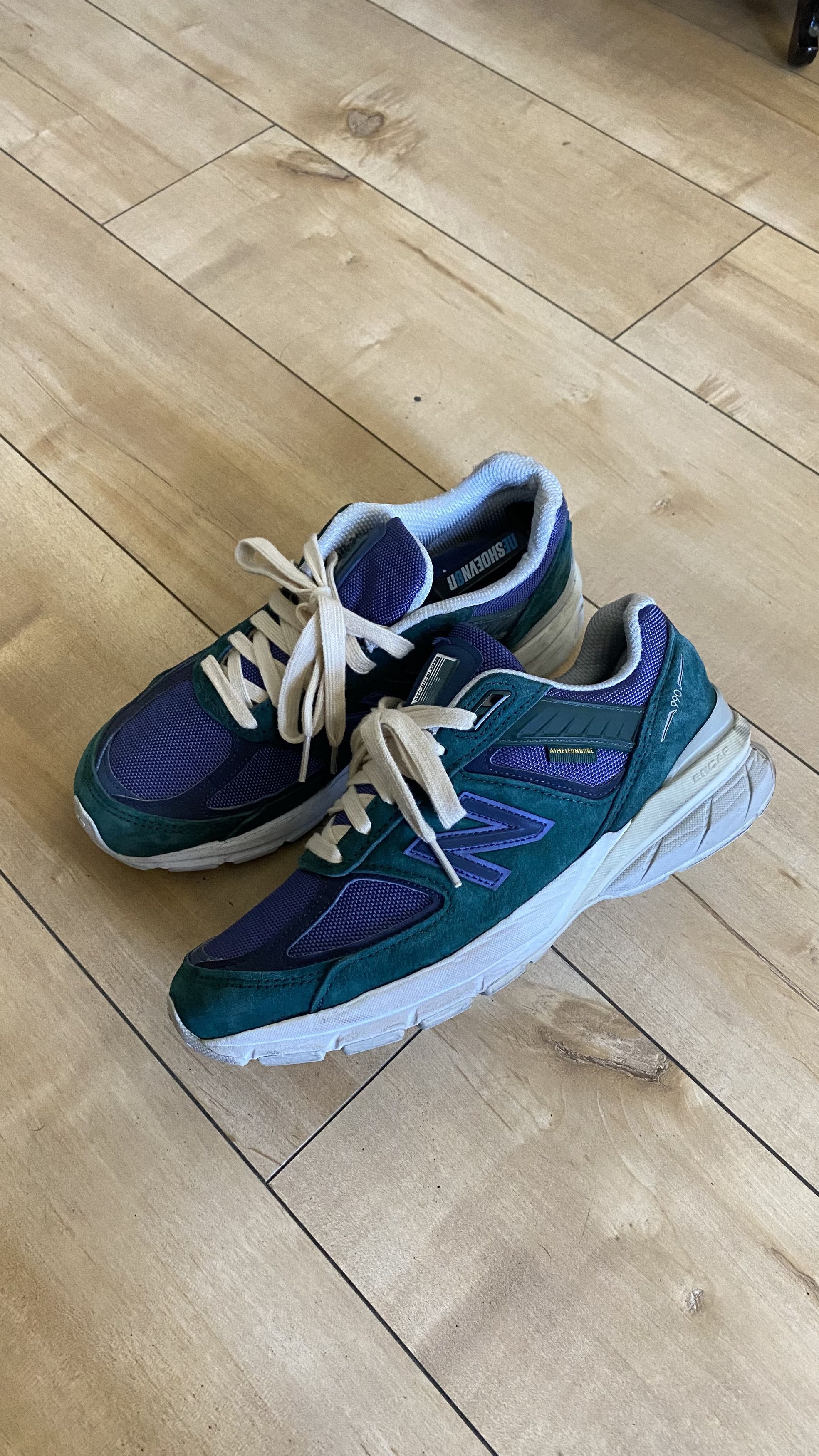 スニーカー New Balance 990v5 Aime Leon Dore Life in the Balance New Balance x Aime Leon Dore M990AL5 - Register Now on END