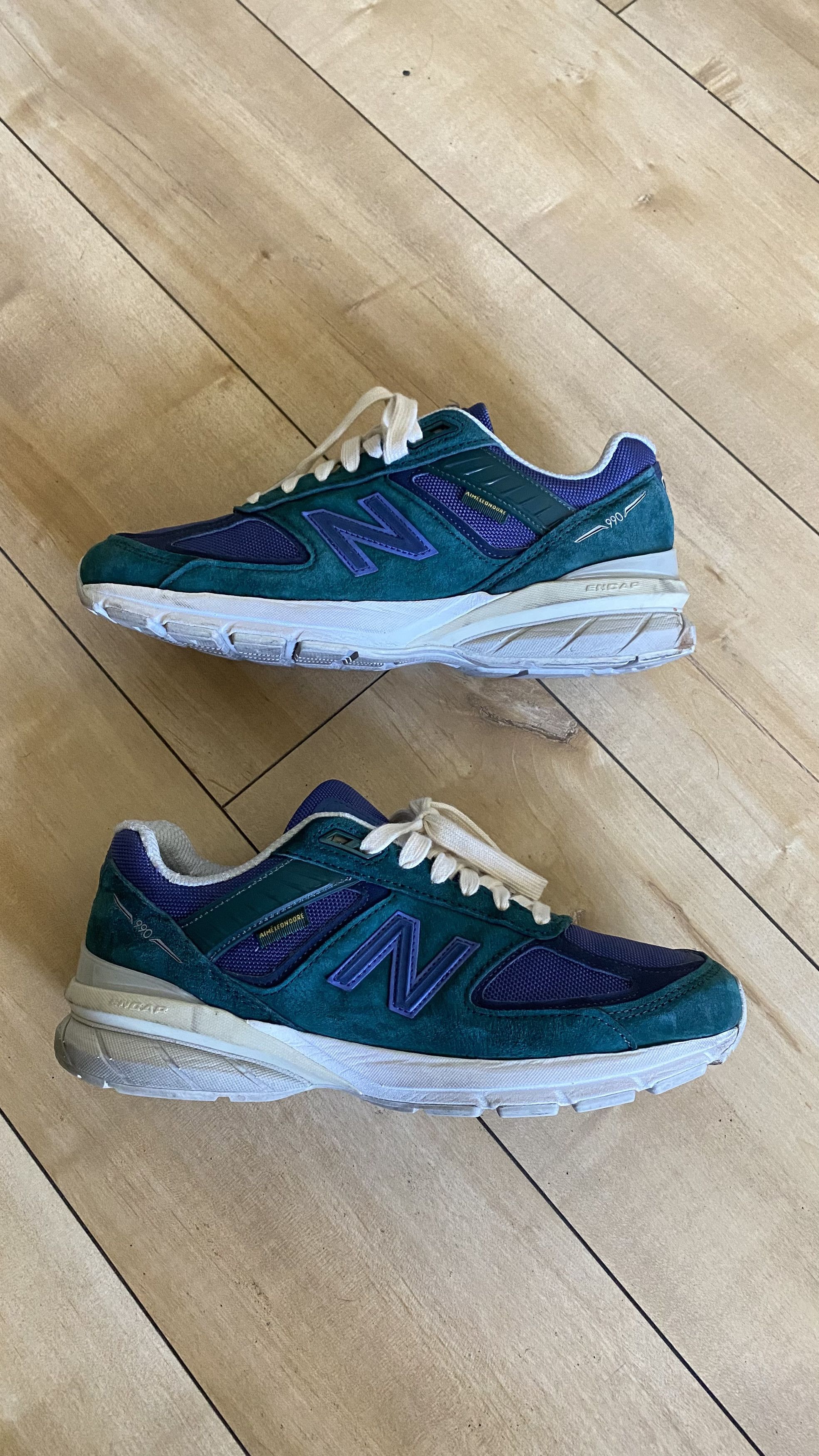 Aime Leon Dore × New Balance Aime Leon Dore x New Balance 990v5 Life In The Balance 2019 Size US 8 / EU 41 - 2 Thumbnail