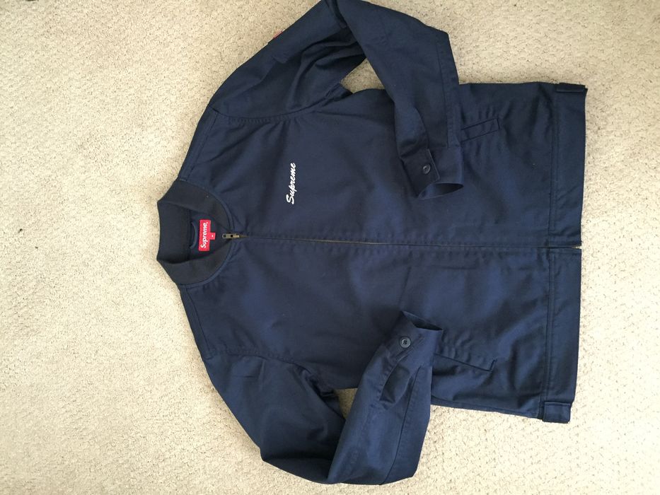 Supreme White Castle Work Jacket | Grailed