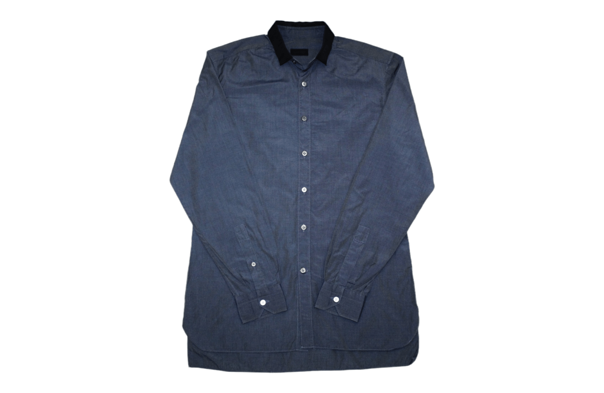 Lanvin Lanvin Slim Fit Tab Collar Poplin Tuxedo Shirt sz. 38 | 15 Size US M / EU 48-50 / 2 - 1 Thumbnail