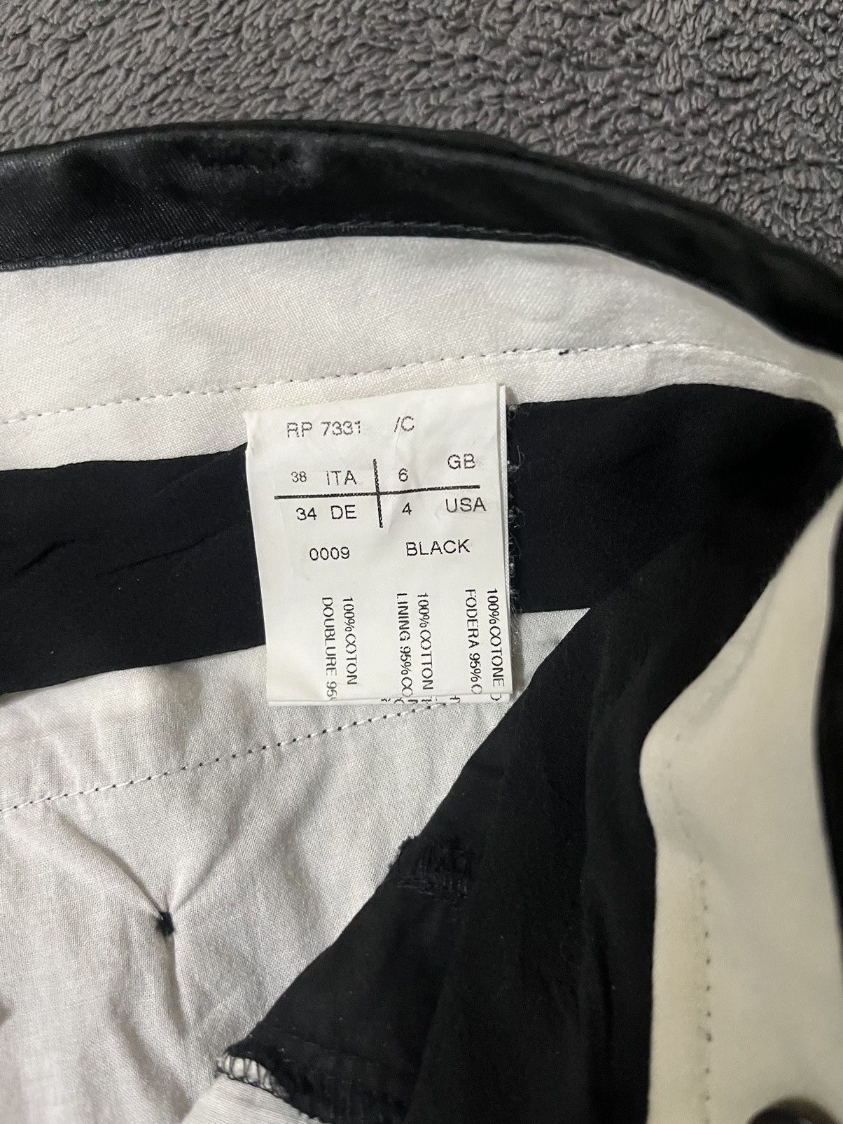 Rick Owens SS09 “Strutter” Mainline Spiral Cut Trousers Black Archive ...