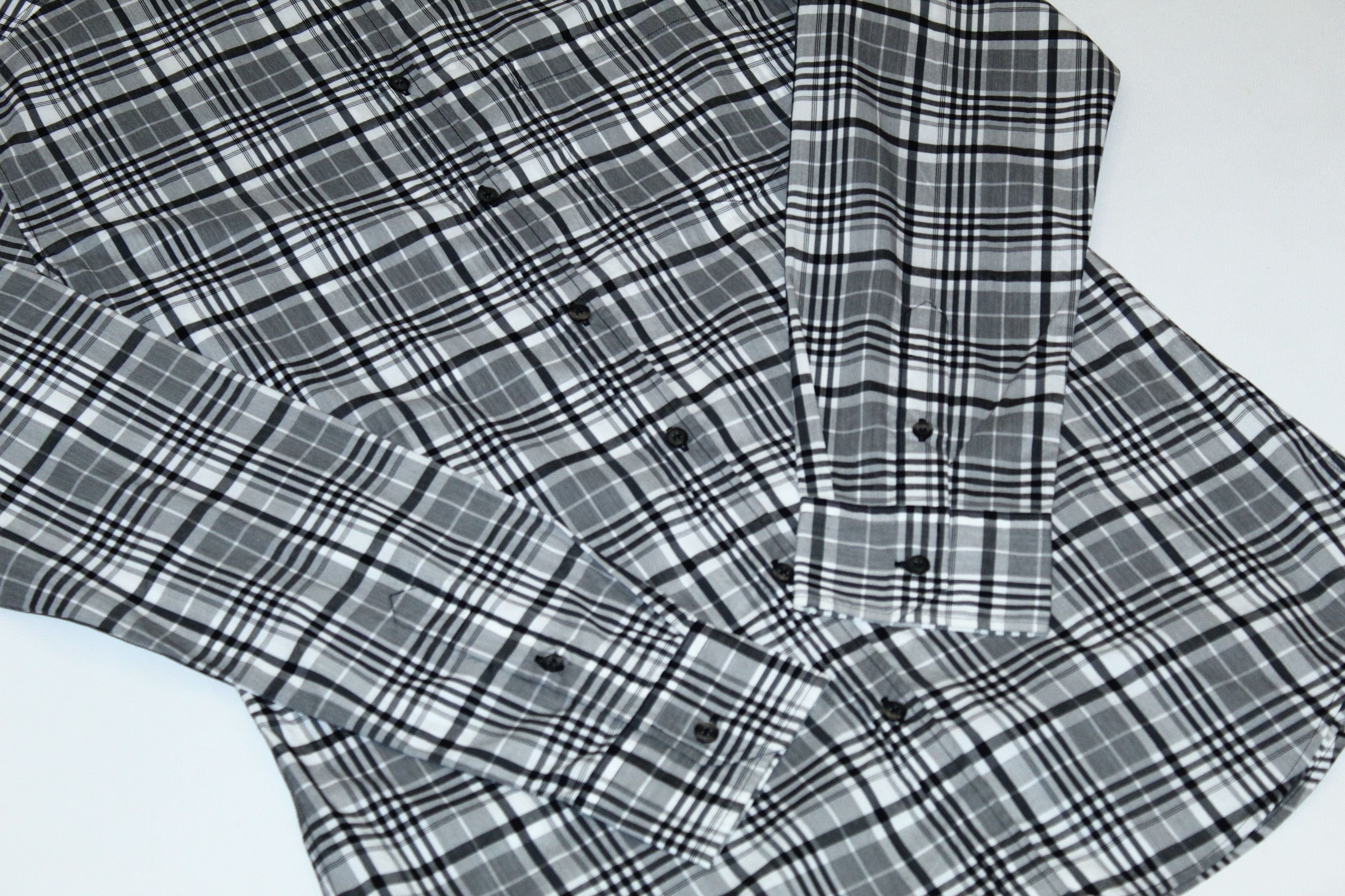 Dolce & Gabbana Dolce & Gabbana Brad muscle fit checkered cotton nylon shirt Size US XL / EU 56 / 4 - 3 Thumbnail