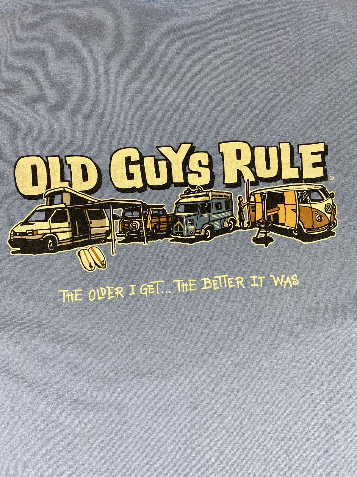 Vintage Vintage Old Guys Rule Crazy T Shirt Size XXL Size US XXL / EU 58 / 5 - 3 Thumbnail
