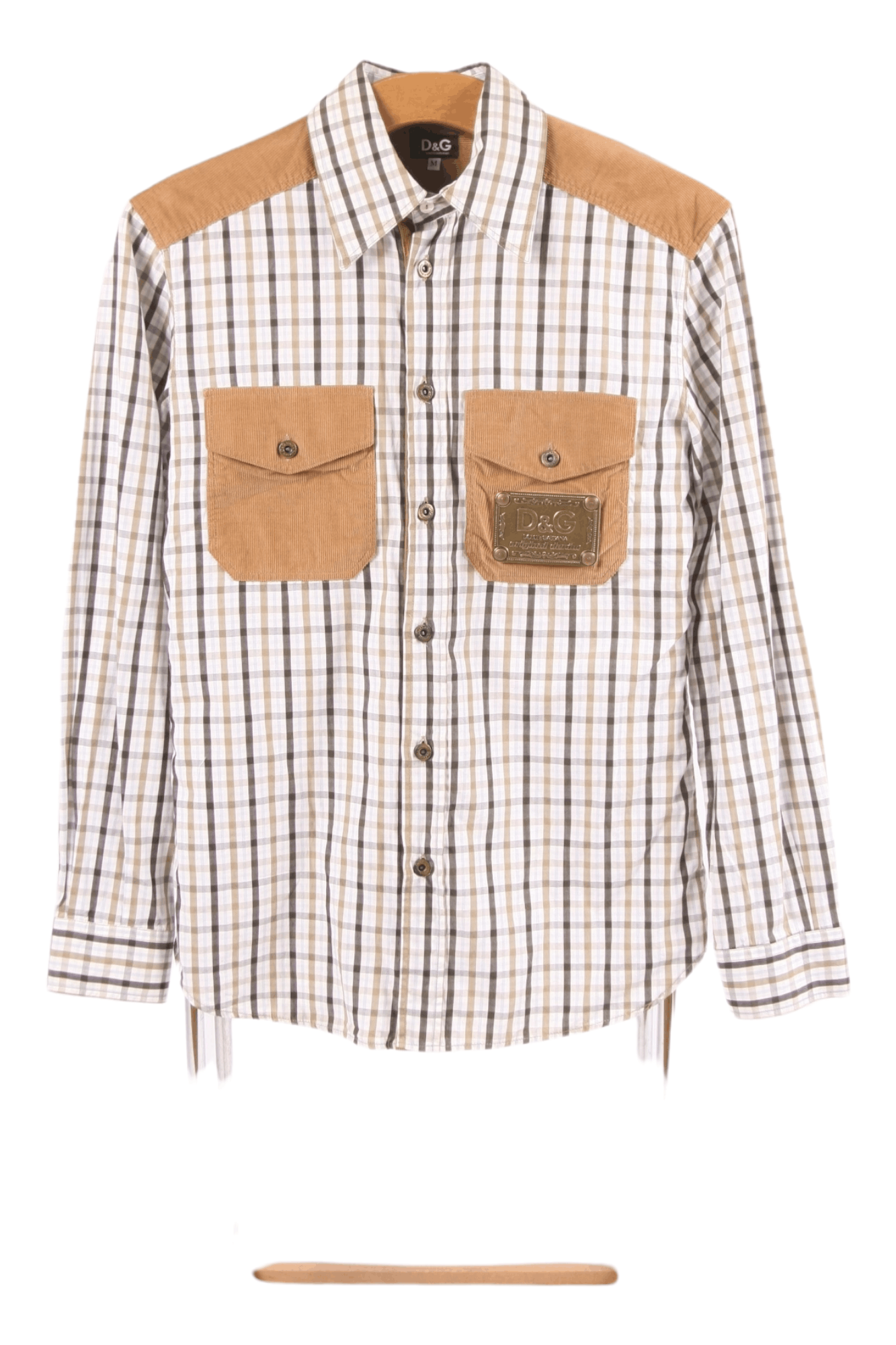 Dolce & Gabbana Dolce & Gabbana Sheriff Style Pin Tattersall Western Shirt Size US M / EU 48-50 / 2 - 2 Thumbnail