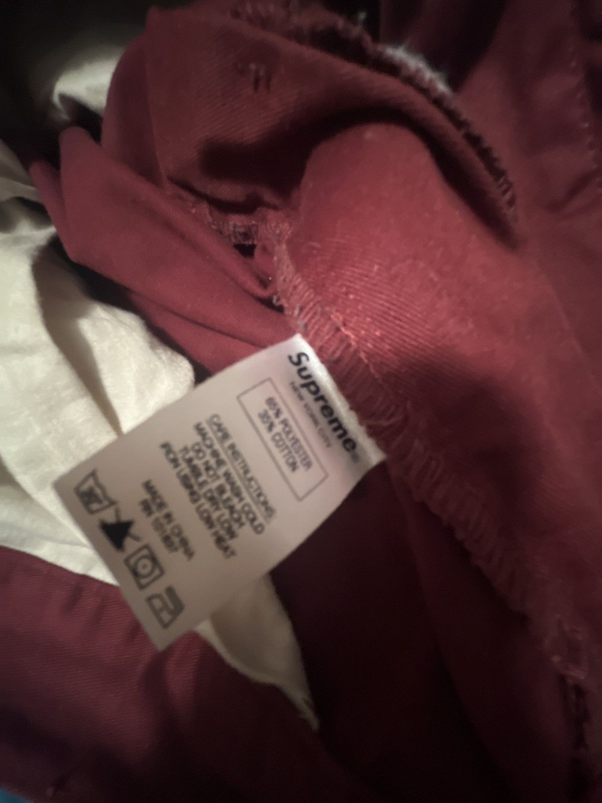 Supreme Supreme Red Work Pants Size US 32 / EU 48 - 4 Thumbnail