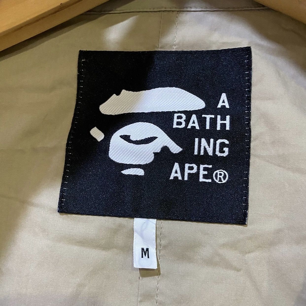 Bape × Vintage VINTAGE RARE‼️Bape “Ape Shall Never Kill Ape”SpellOut Jacket Size US M / EU 48-50 / 2 - 8 Thumbnail