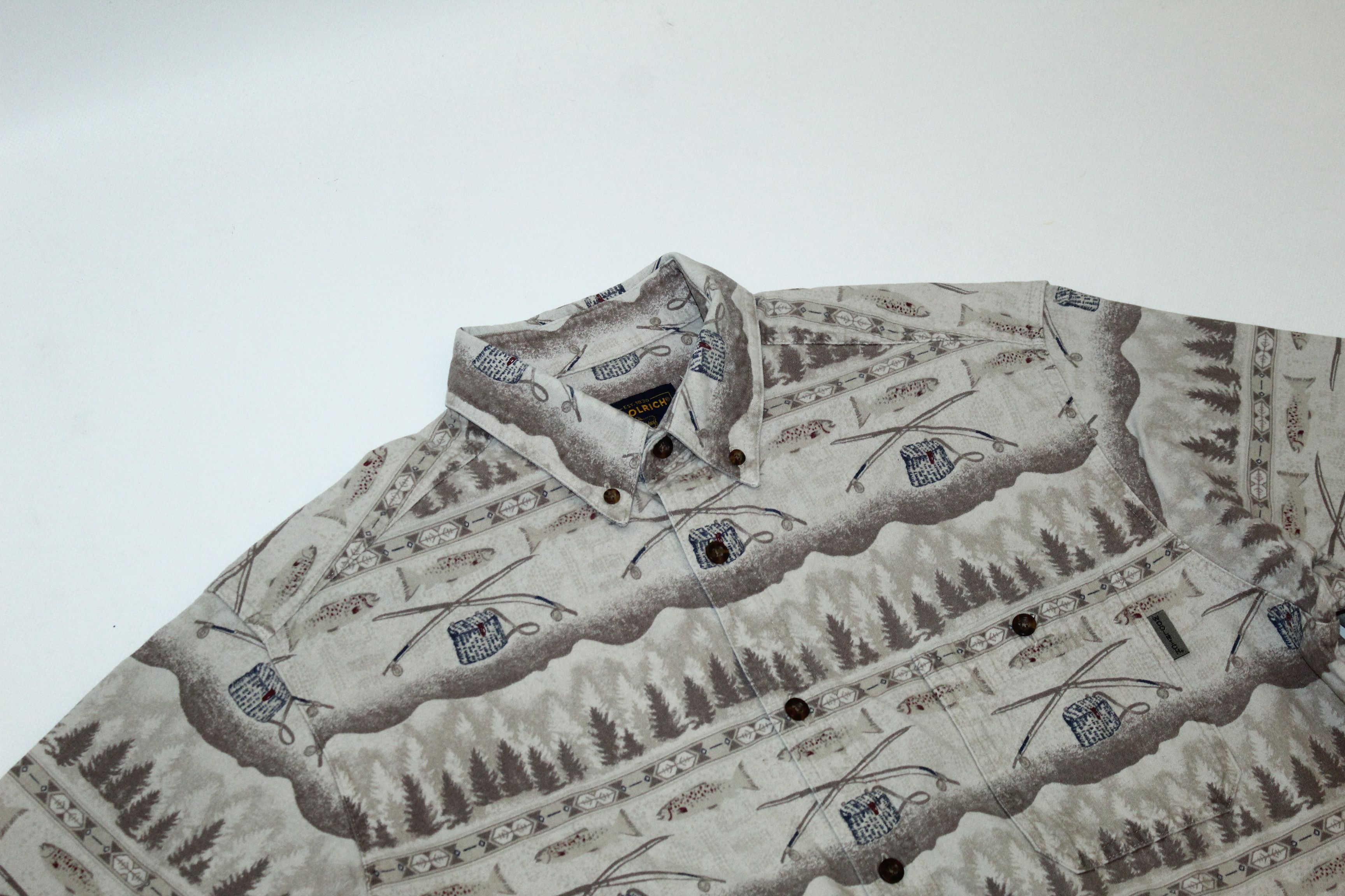 Woolrich Woolen Mills 💥RARE VTG💥 90s Woolrich Hunting Printed Flannel Shirt Size US XL / EU 56 / 4 - 2 Thumbnail