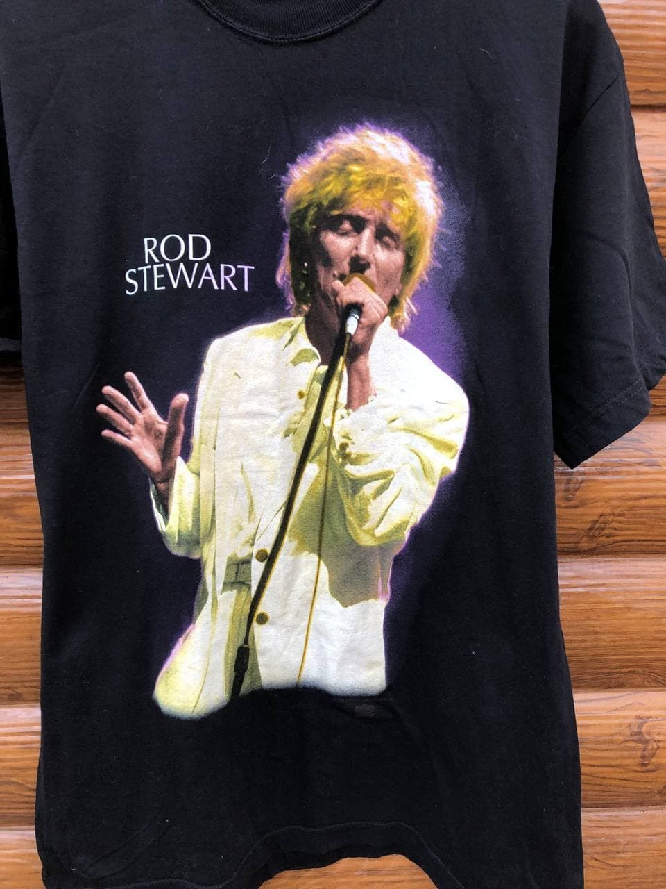 Band Tees Vintag 90s Rod Steward Tour Tee Single Stitch Size US XL / EU 56 / 4 - 2 Thumbnail