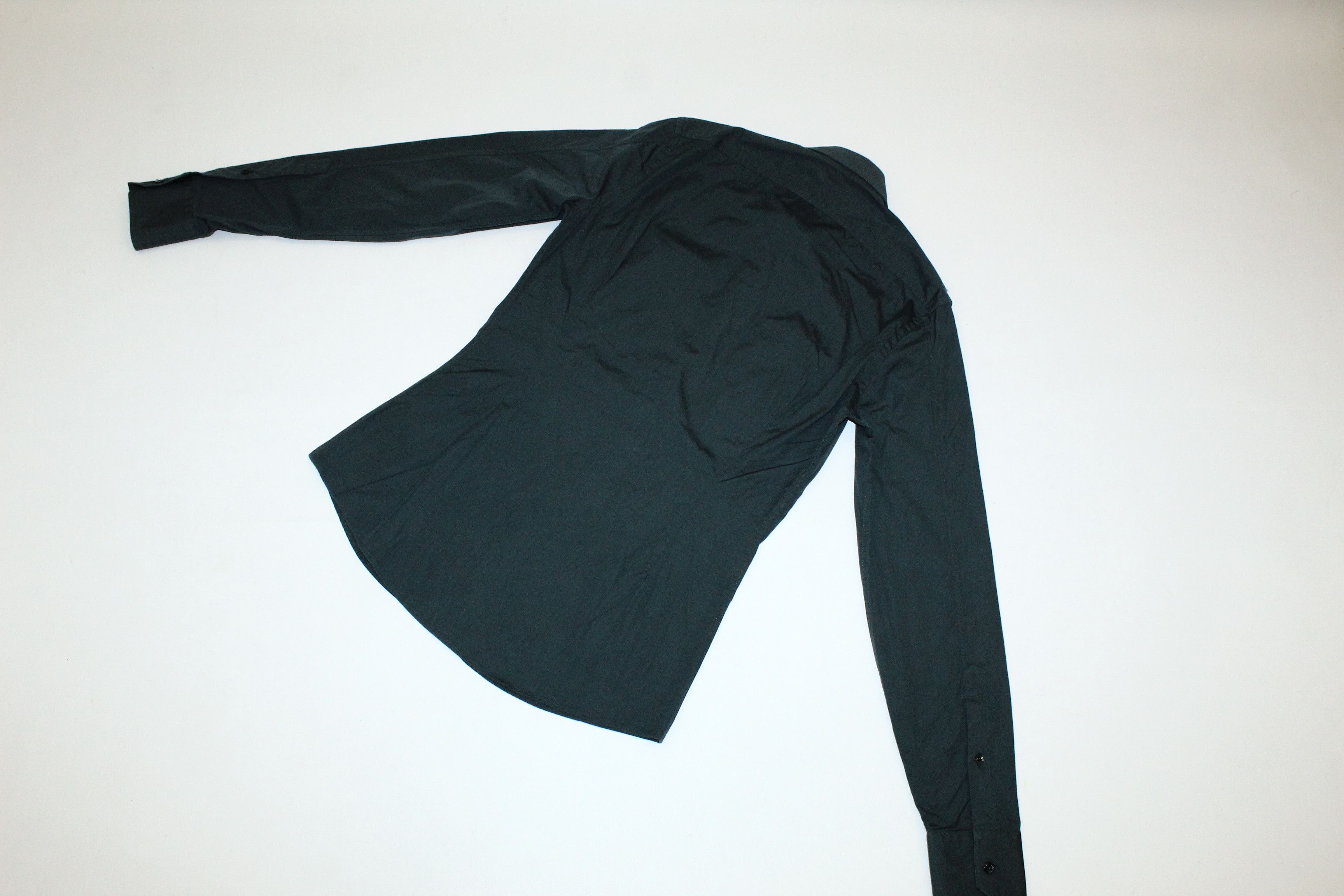 Gucci Gucci Extra Slim Fit Military Two Pockets Dark Green Shirt Size US S / EU 44-46 / 1 - 9 Thumbnail