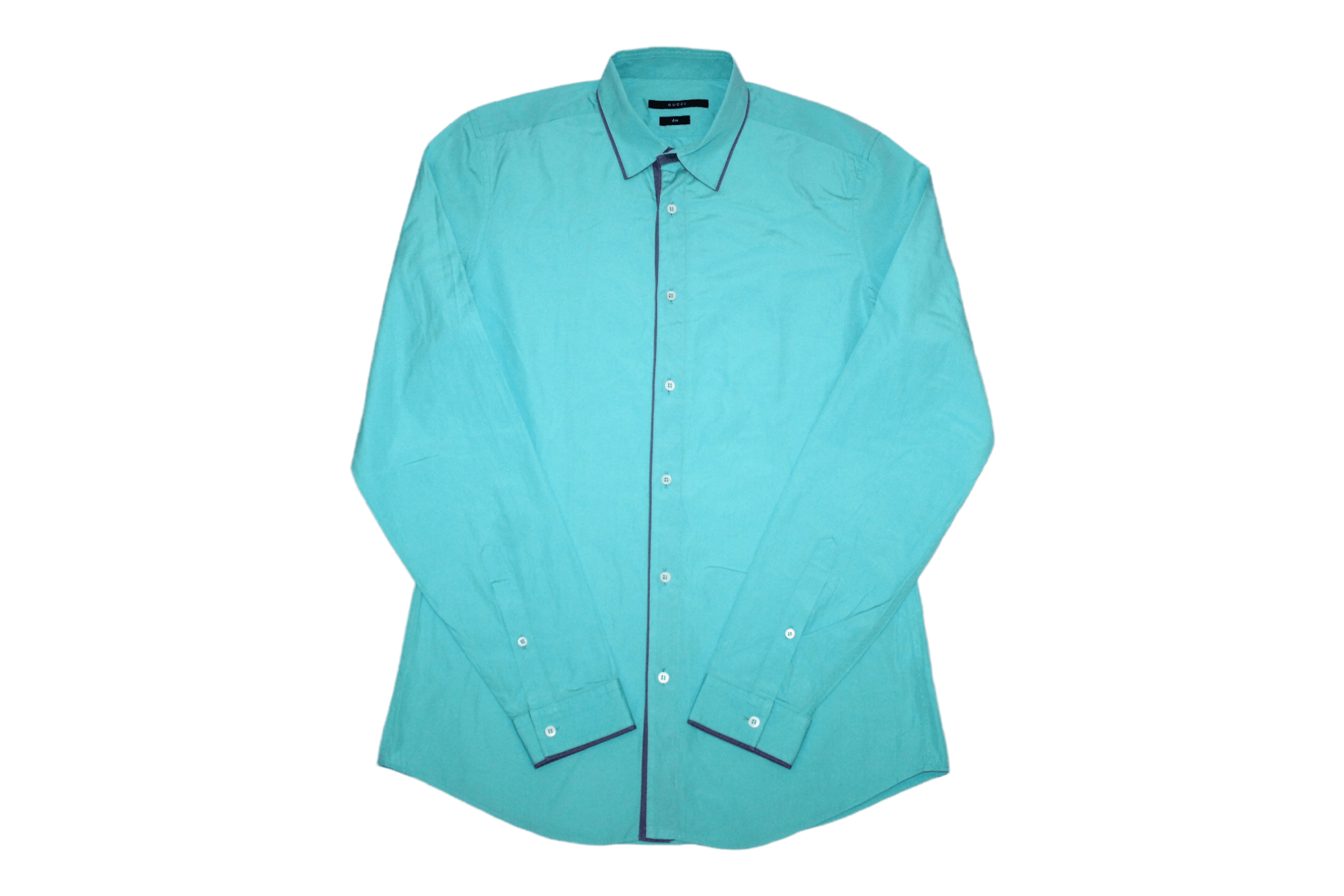 Gucci Gucci Camicia Men's Slim Poplin Shirt Size US M / EU 48-50 / 2 - 1 Thumbnail