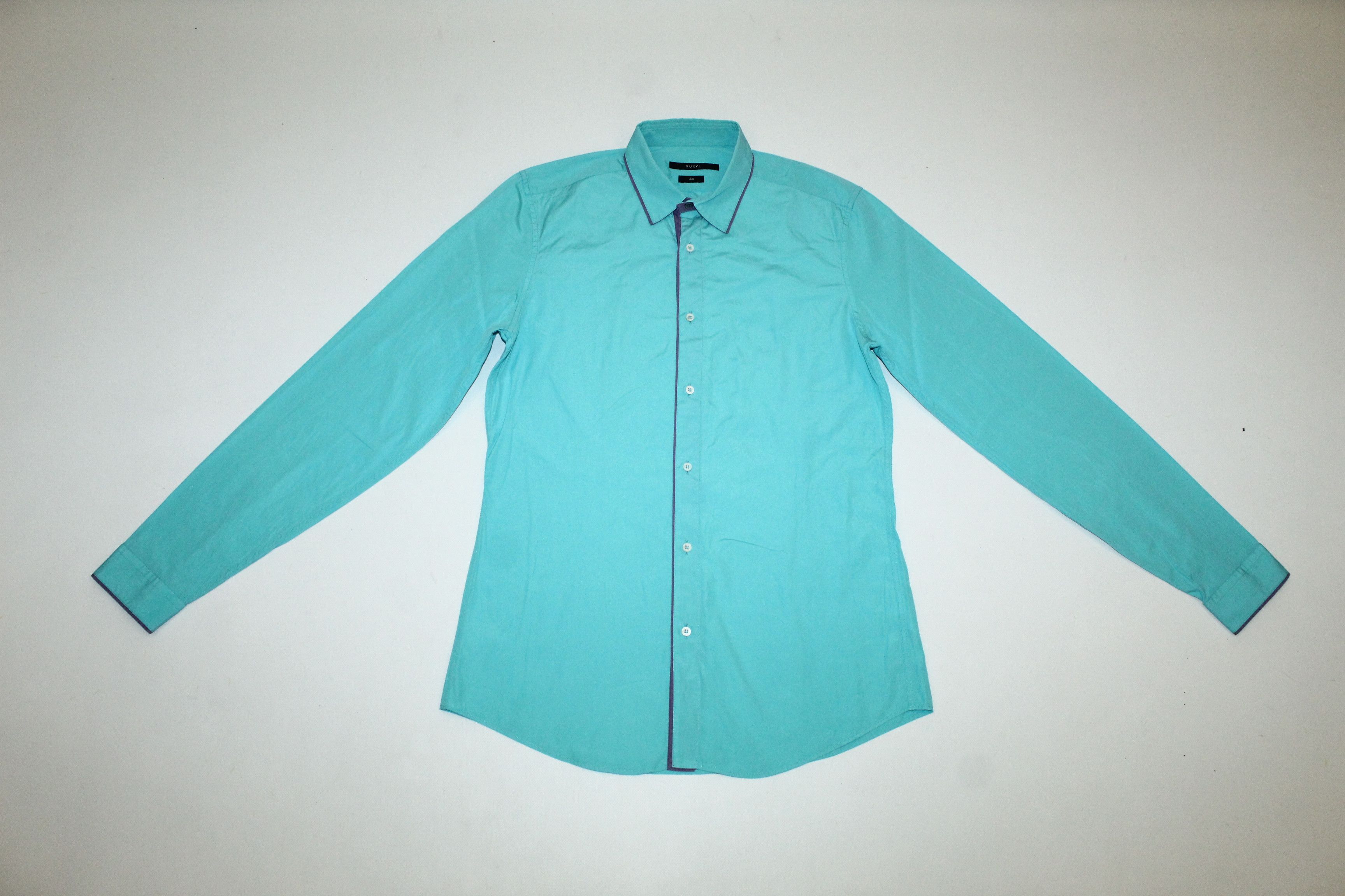 Gucci Gucci Camicia Men's Slim Poplin Shirt Size US M / EU 48-50 / 2 - 4 Thumbnail