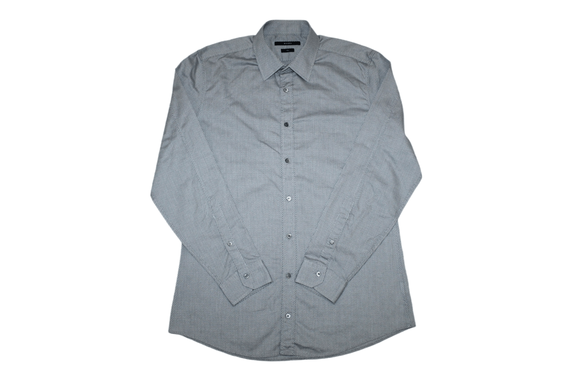 Gucci Camicia Men's Slim Fit Jacquard Cotton Shirt