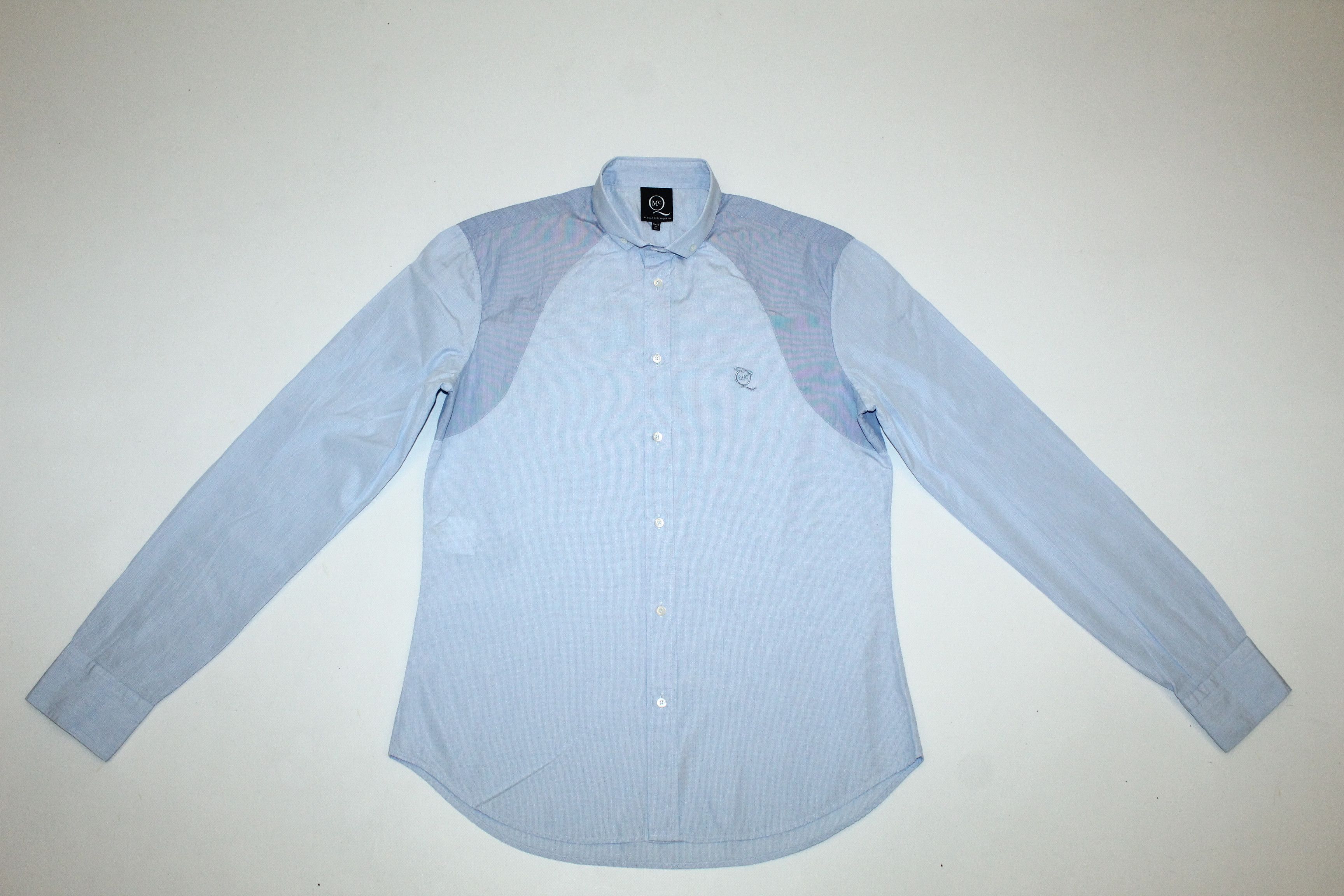 Alexander McQueen Alexander McQueen Signatured Cotton Button Down Shirt Size US L / EU 52-54 / 3 - 4 Thumbnail