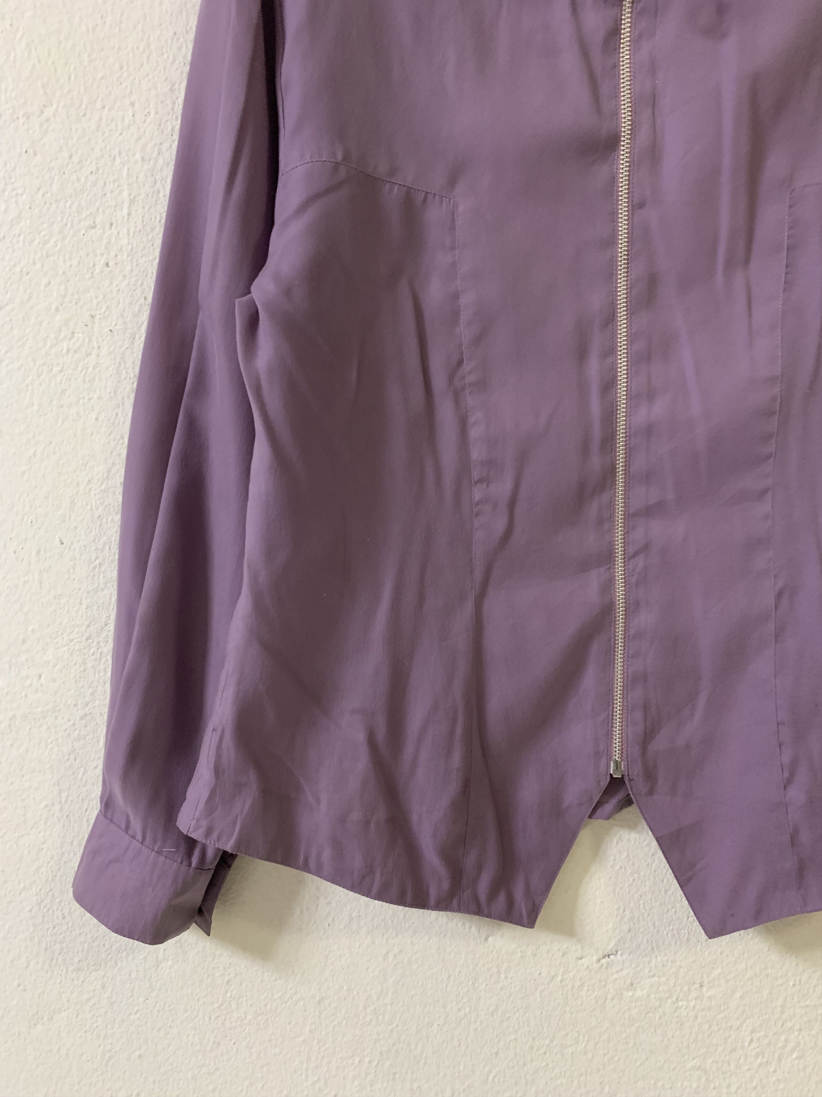 Paco Rabanne Paco Rabanne Women Long Sleeve Zipper Shirt Size S / US 4 / IT 40 - 3 Thumbnail