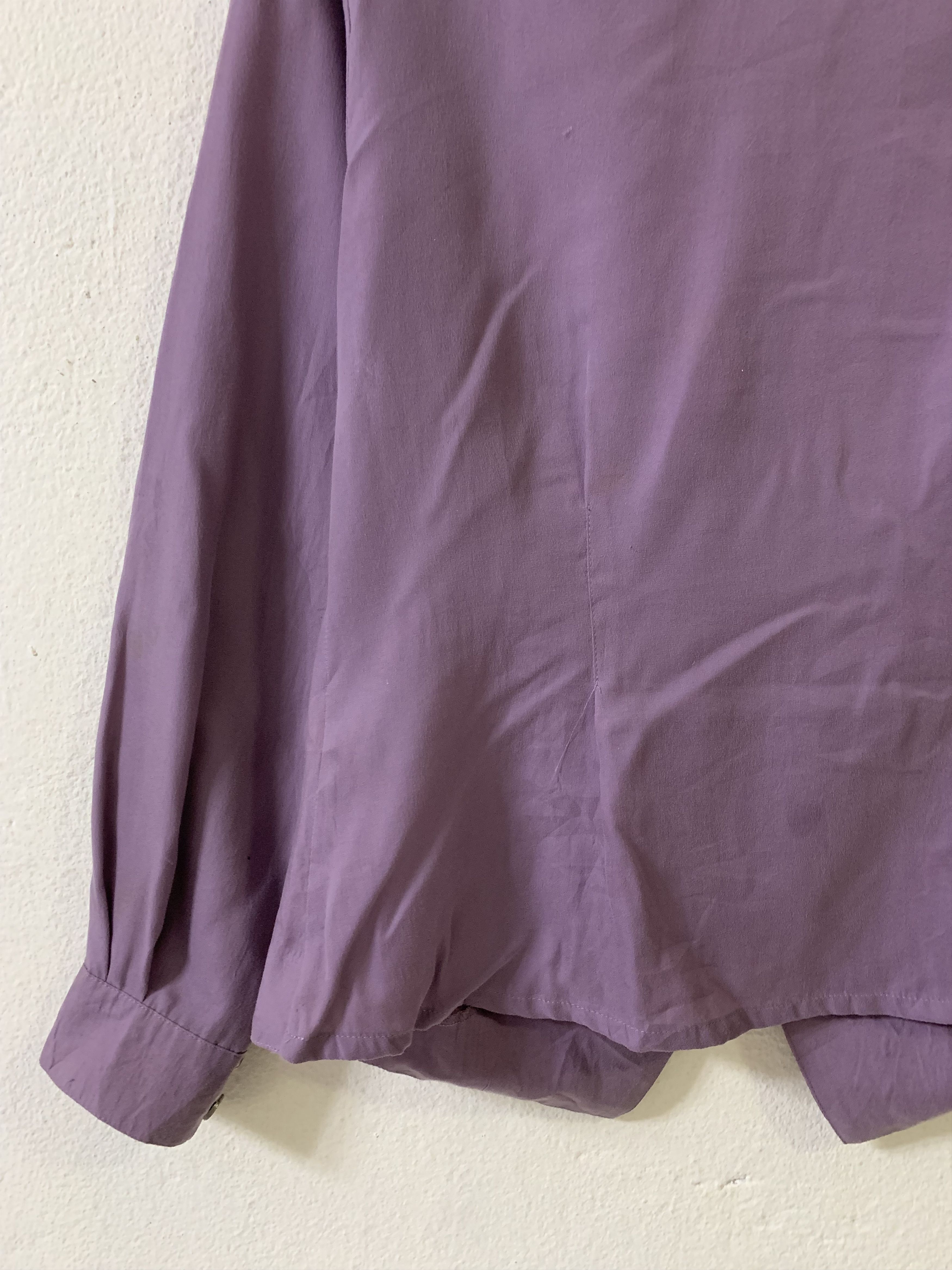 Paco Rabanne Paco Rabanne Women Long Sleeve Zipper Shirt Size S / US 4 / IT 40 - 9 Thumbnail