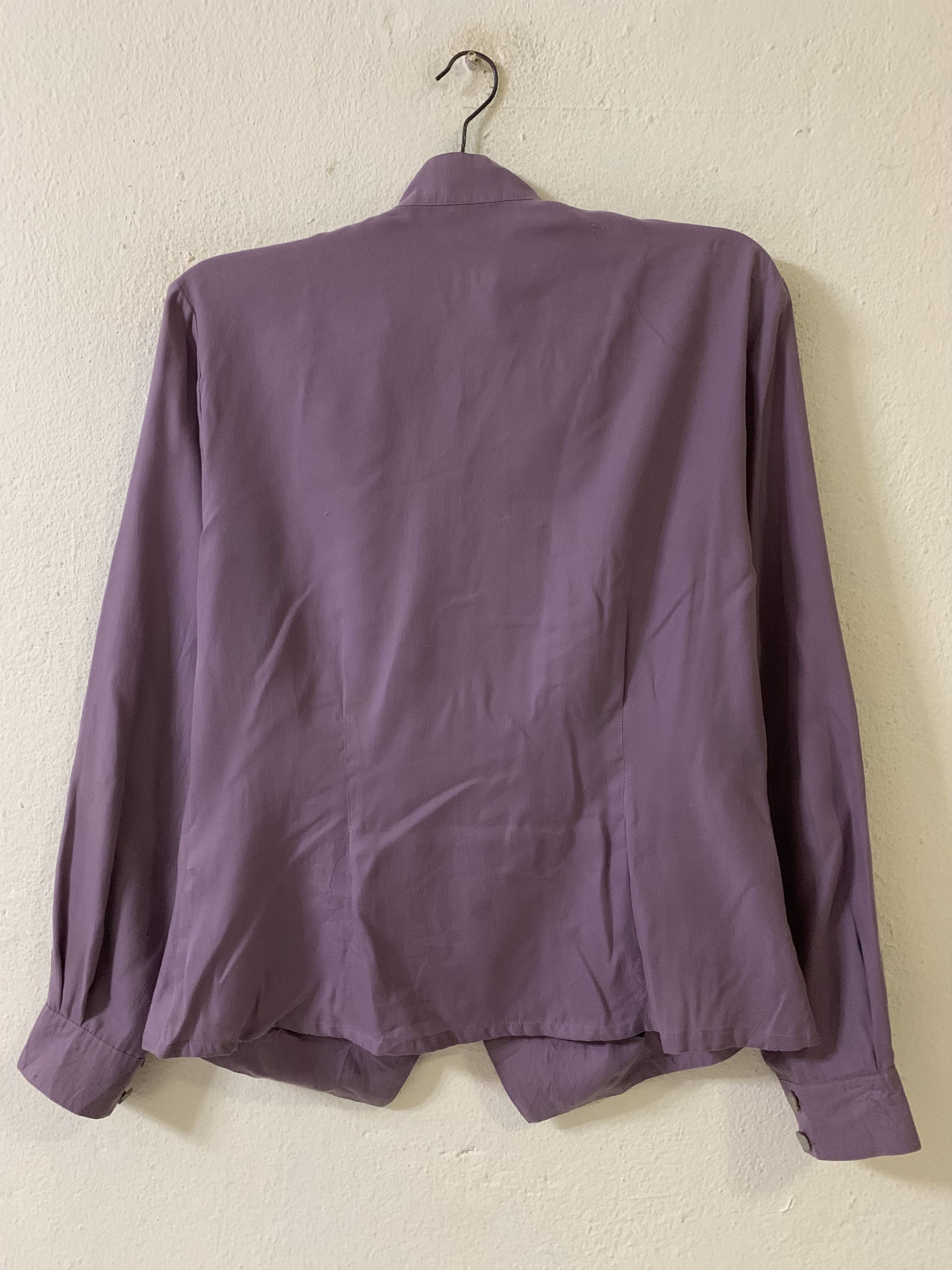 Paco Rabanne Paco Rabanne Women Long Sleeve Zipper Shirt Size S / US 4 / IT 40 - 7 Thumbnail