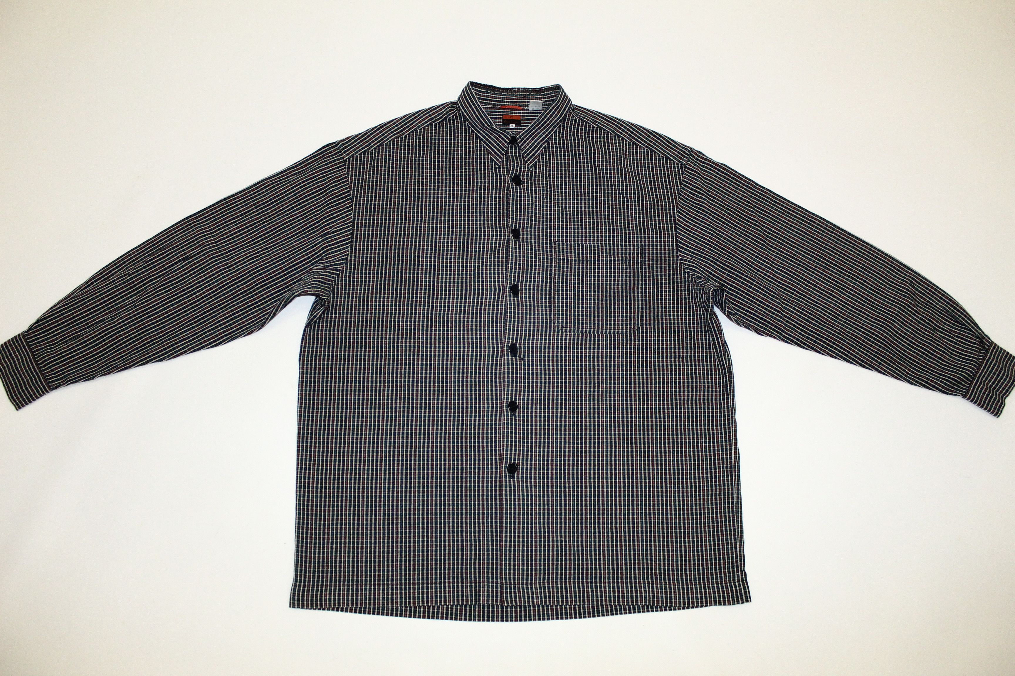 Flannel Vtg Paul Smith Signature Checkered Flannel Baggy Shirt Size US XXL / EU 58 / 5 - 6 Thumbnail