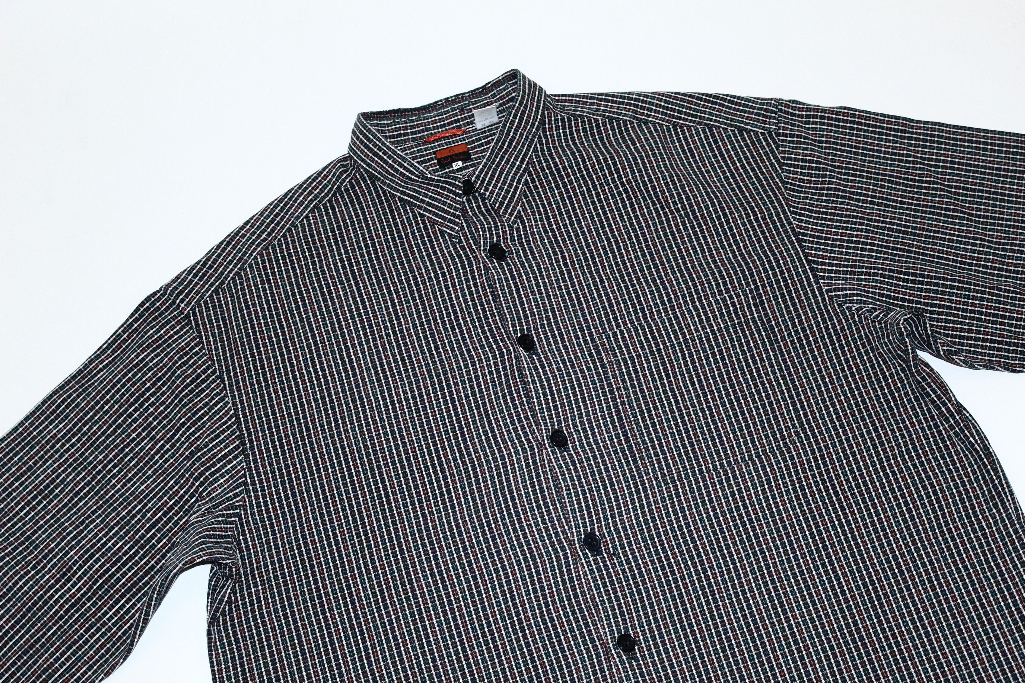Flannel Vtg Paul Smith Signature Checkered Flannel Baggy Shirt Size US XXL / EU 58 / 5 - 2 Thumbnail