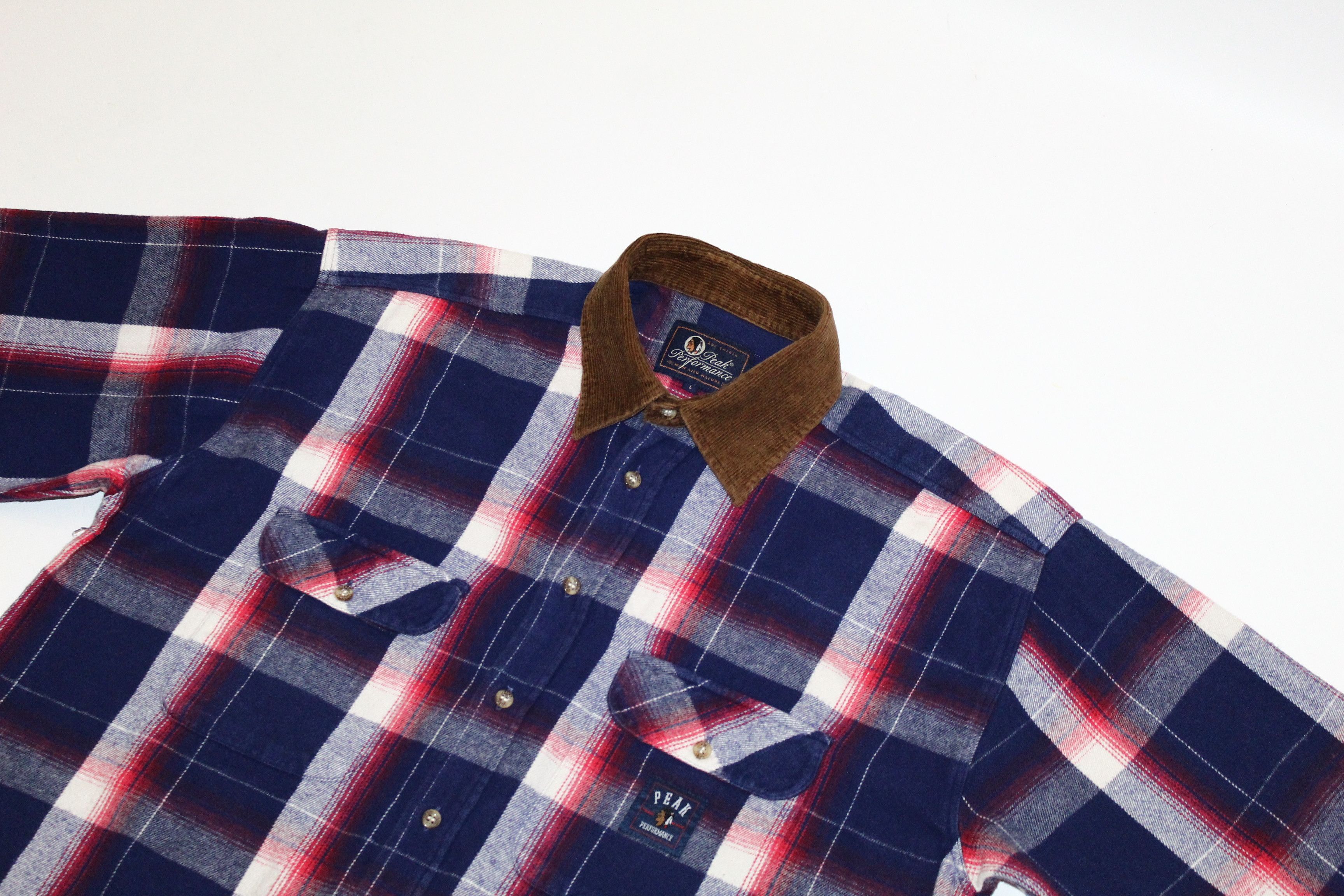 Peak Performance 🔥Peak Perfomance Plaid Rugged Flannel Overshirt Size US L / EU 52-54 / 3 - 4 Thumbnail