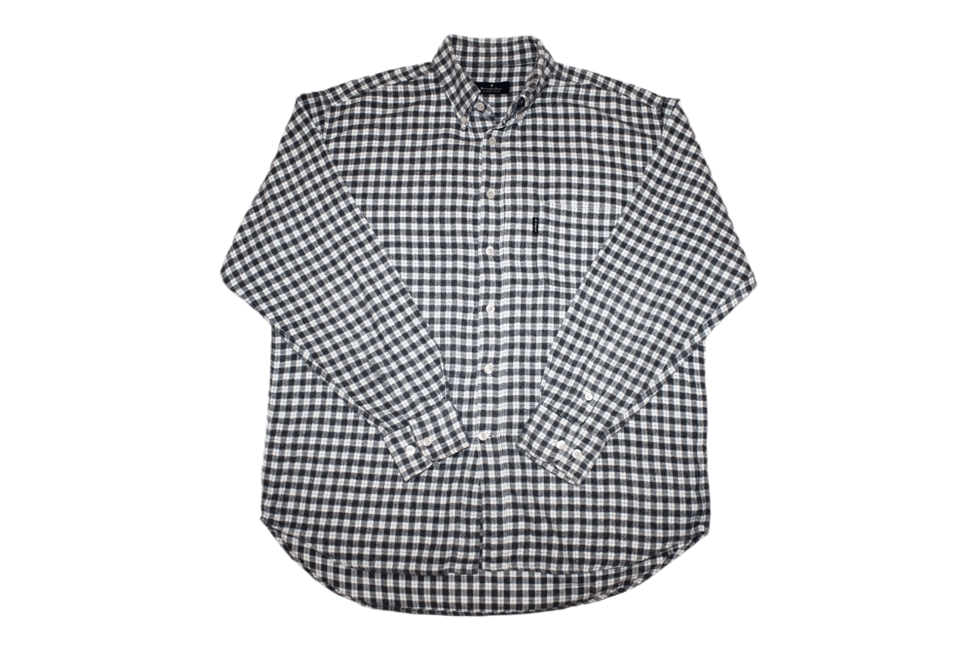 Ermenegildo Zegna Ermenegildo Zegna Yachting Plaid Flannel Shirt Size US XL / EU 56 / 4 - 2 Thumbnail