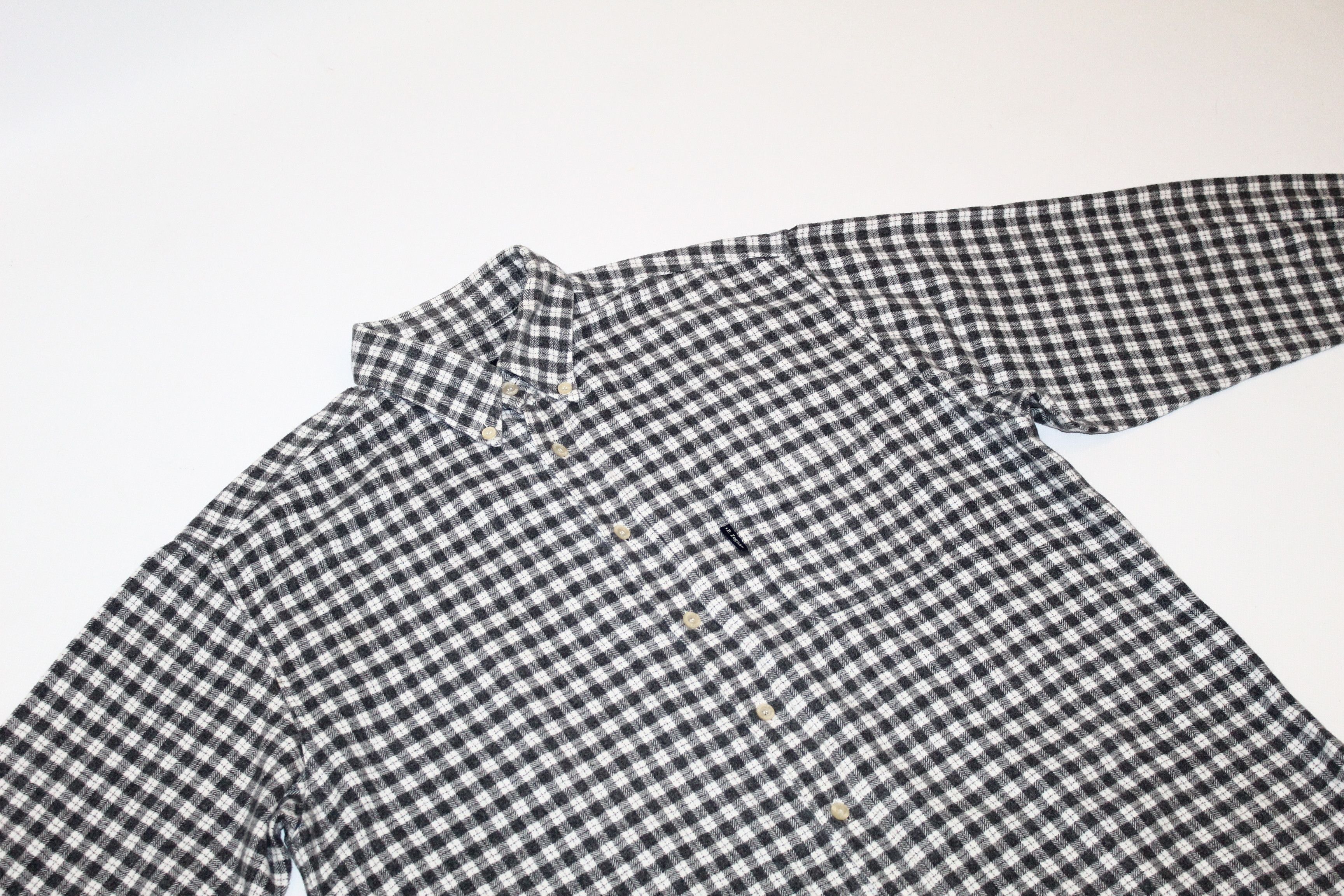 Ermenegildo Zegna Ermenegildo Zegna Yachting Plaid Flannel Shirt Size US XL / EU 56 / 4 - 3 Thumbnail