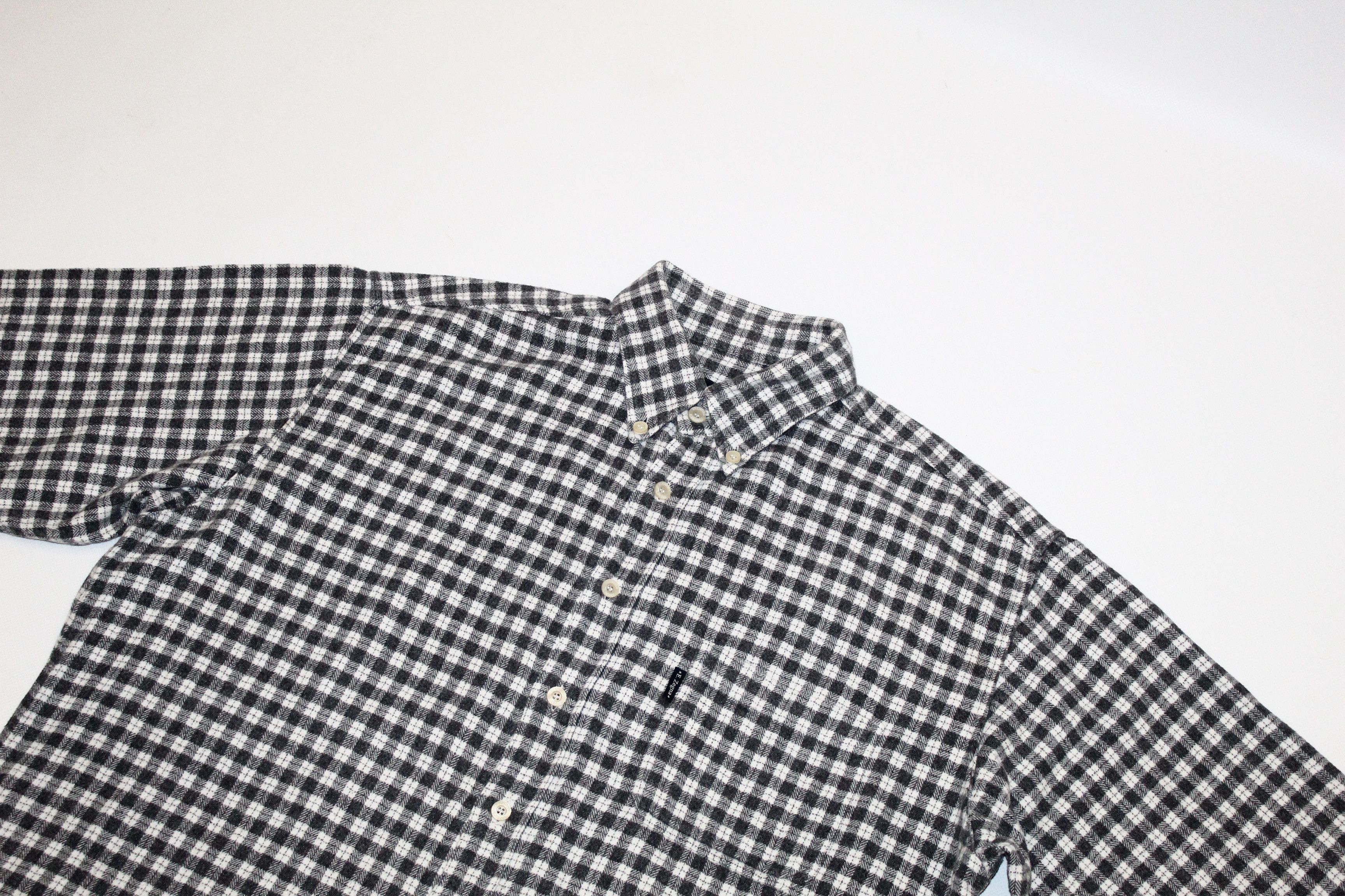Ermenegildo Zegna Ermenegildo Zegna Yachting Plaid Flannel Shirt Size US XL / EU 56 / 4 - 6 Thumbnail