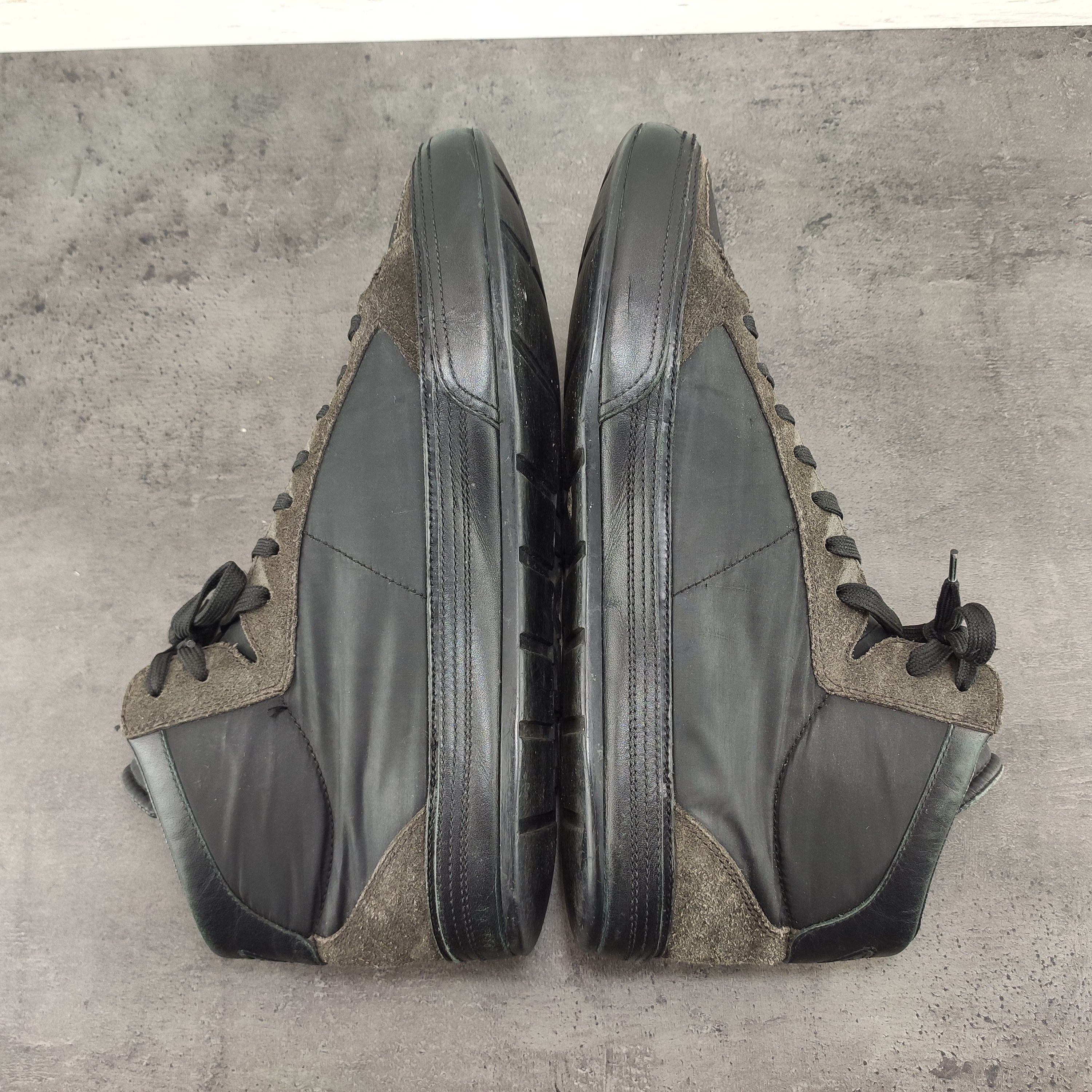 Prada × Vintage Prada Hi Top Suede/Nylon Sneakers Size US 9.5 / EU 42-43 - 7 Thumbnail