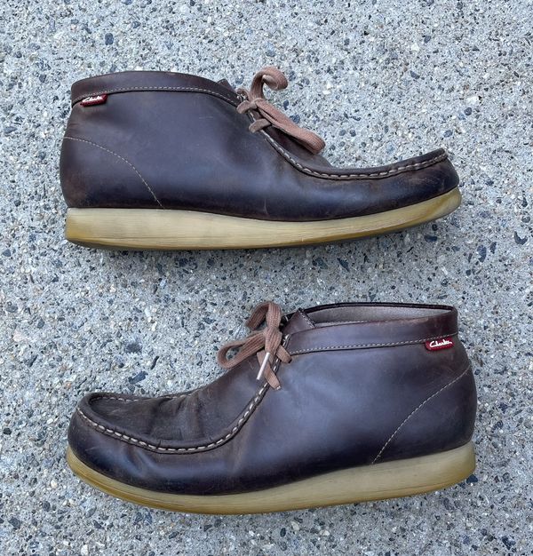 Vintage Clarks Wallabee Low Brown Leather | Grailed