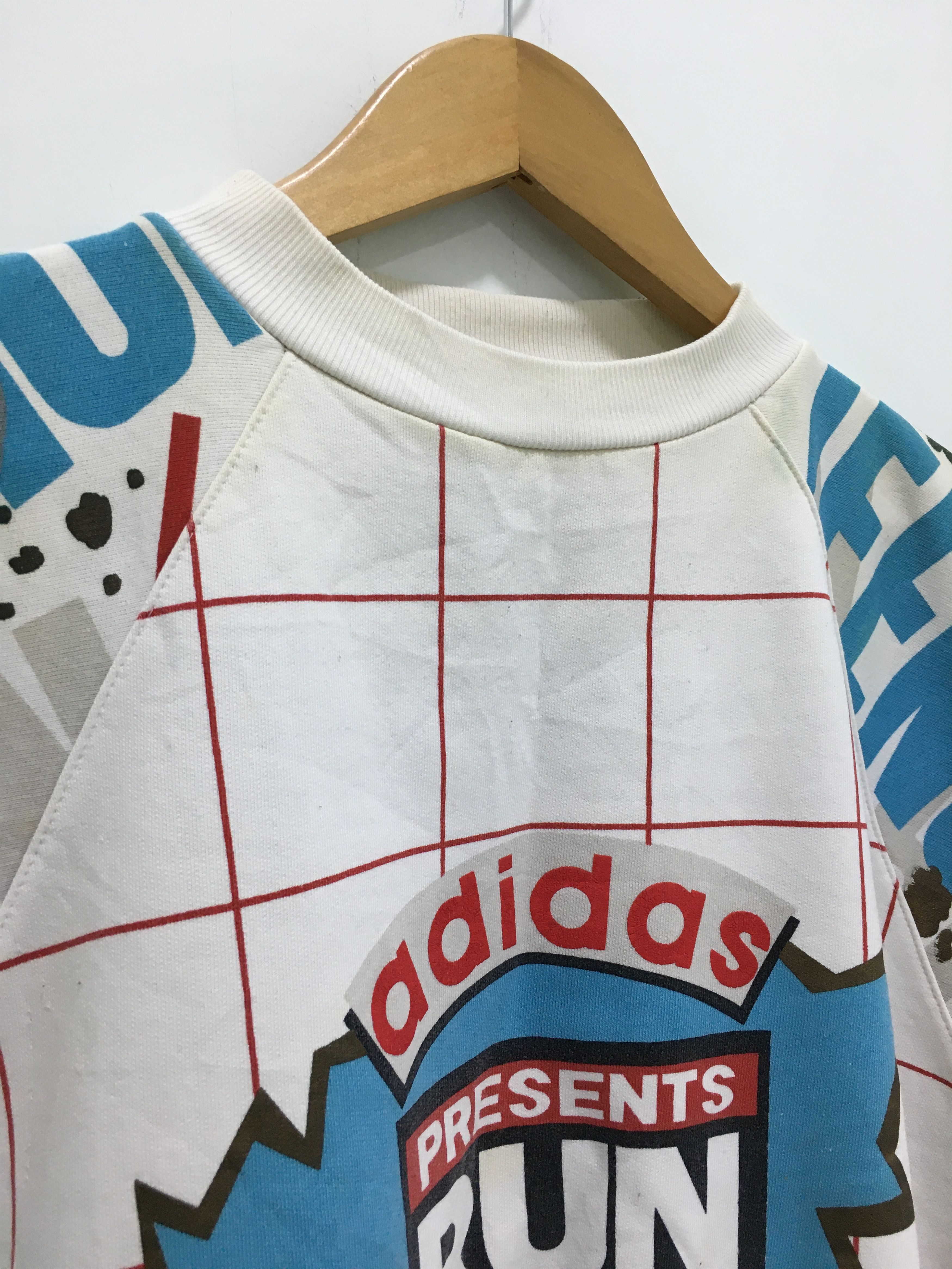 Adidas × RUN DMC Vtg 90s Adidas Run DMC Crewneck Sweatshirt Size US M / EU 48-50 / 2 - 7 Thumbnail