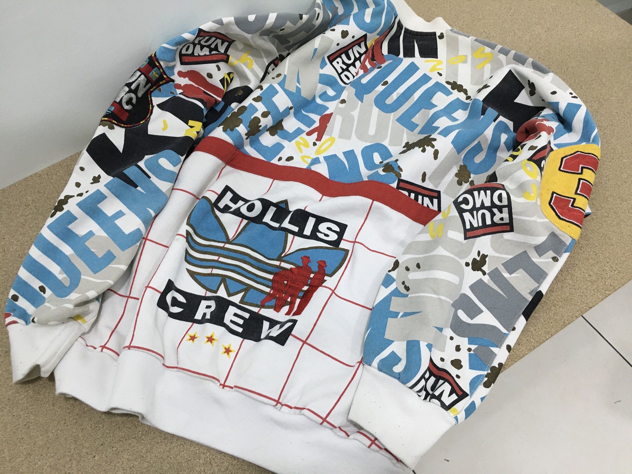 Adidas × RUN DMC Vtg 90s Adidas Run DMC Crewneck Sweatshirt Size US M / EU 48-50 / 2 - 25 Thumbnail