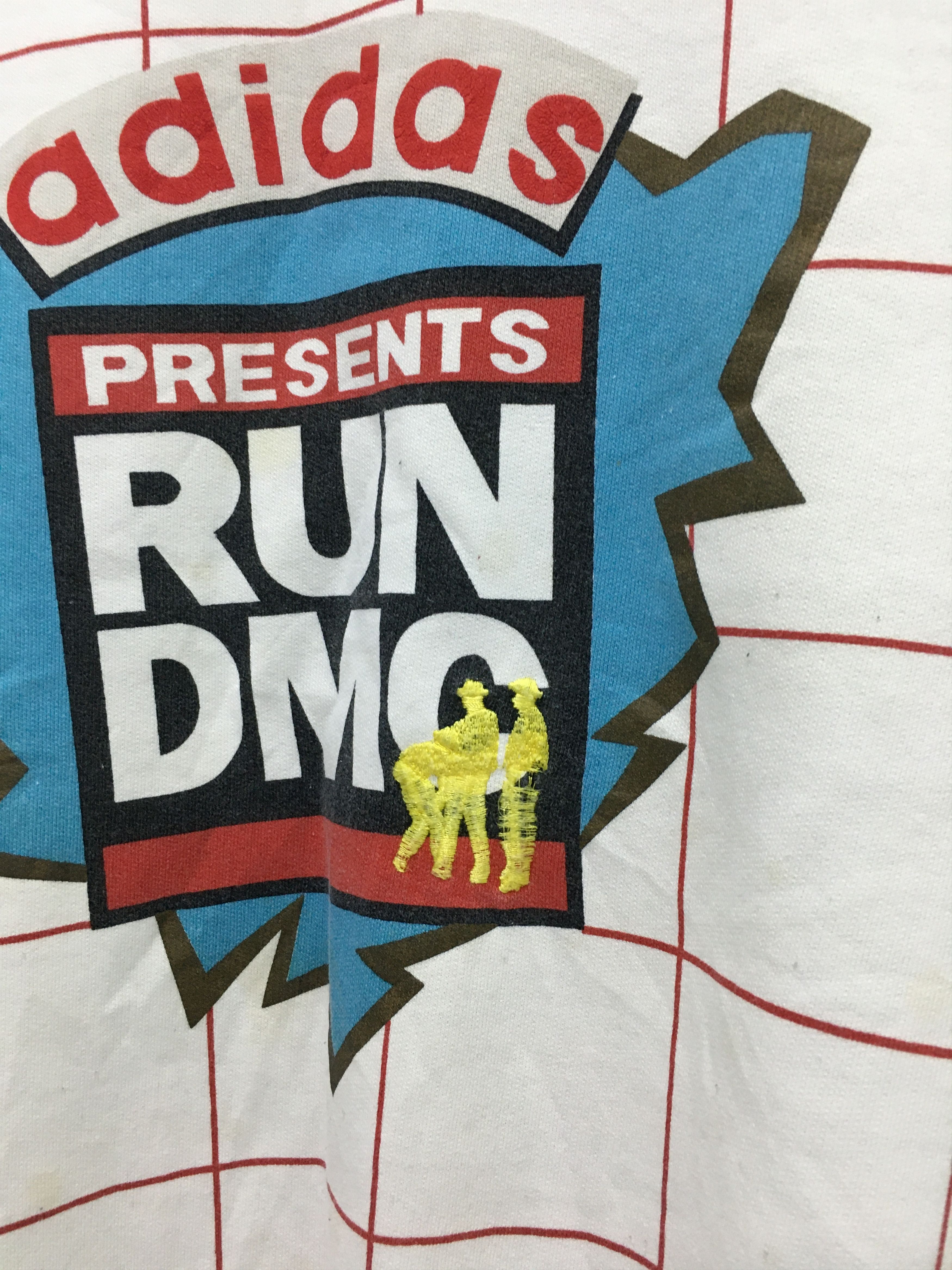 Adidas × RUN DMC Vtg 90s Adidas Run DMC Crewneck Sweatshirt Size US M / EU 48-50 / 2 - 12 Thumbnail