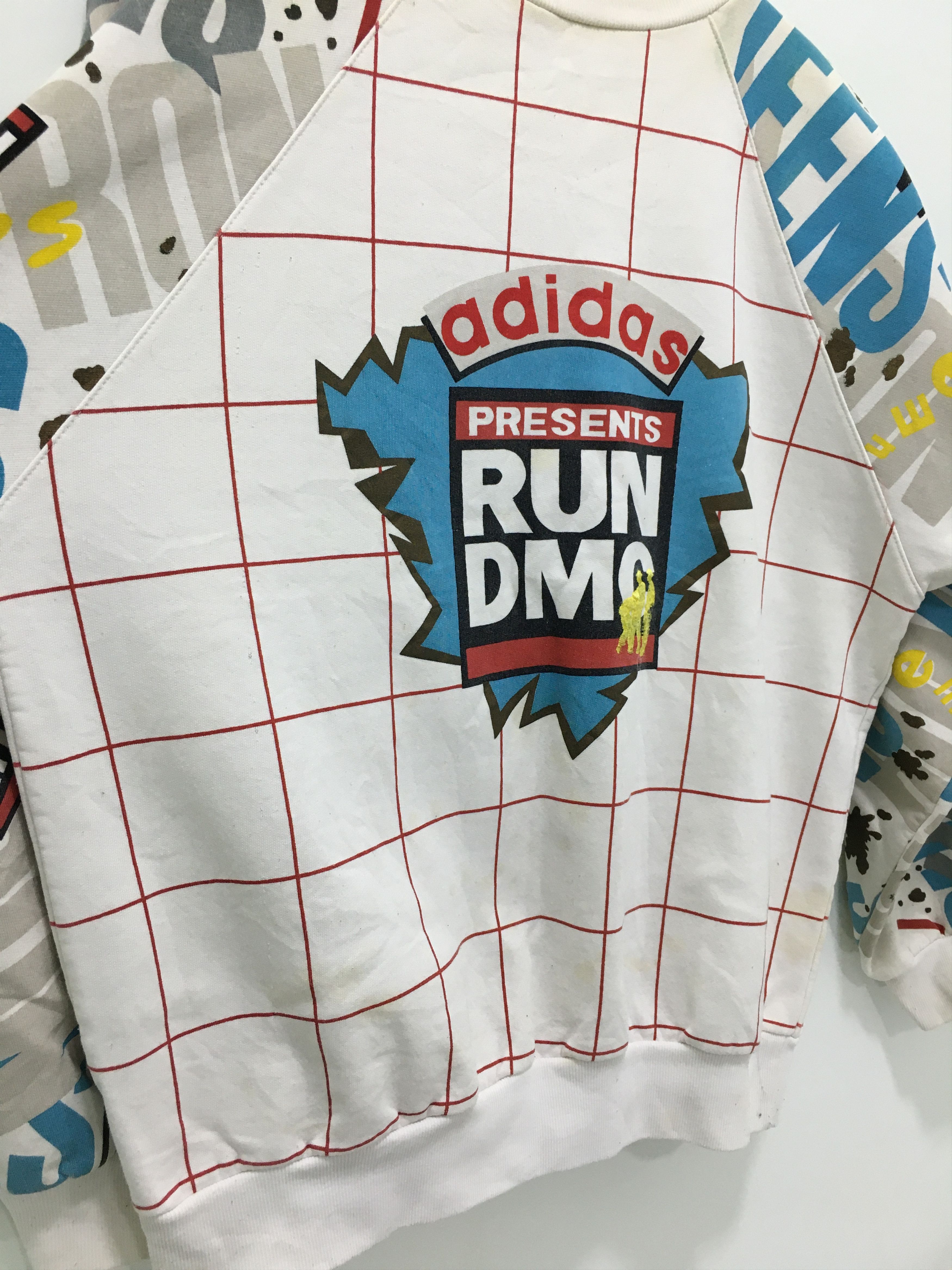 Adidas × RUN DMC Vtg 90s Adidas Run DMC Crewneck Sweatshirt Size US M / EU 48-50 / 2 - 8 Thumbnail