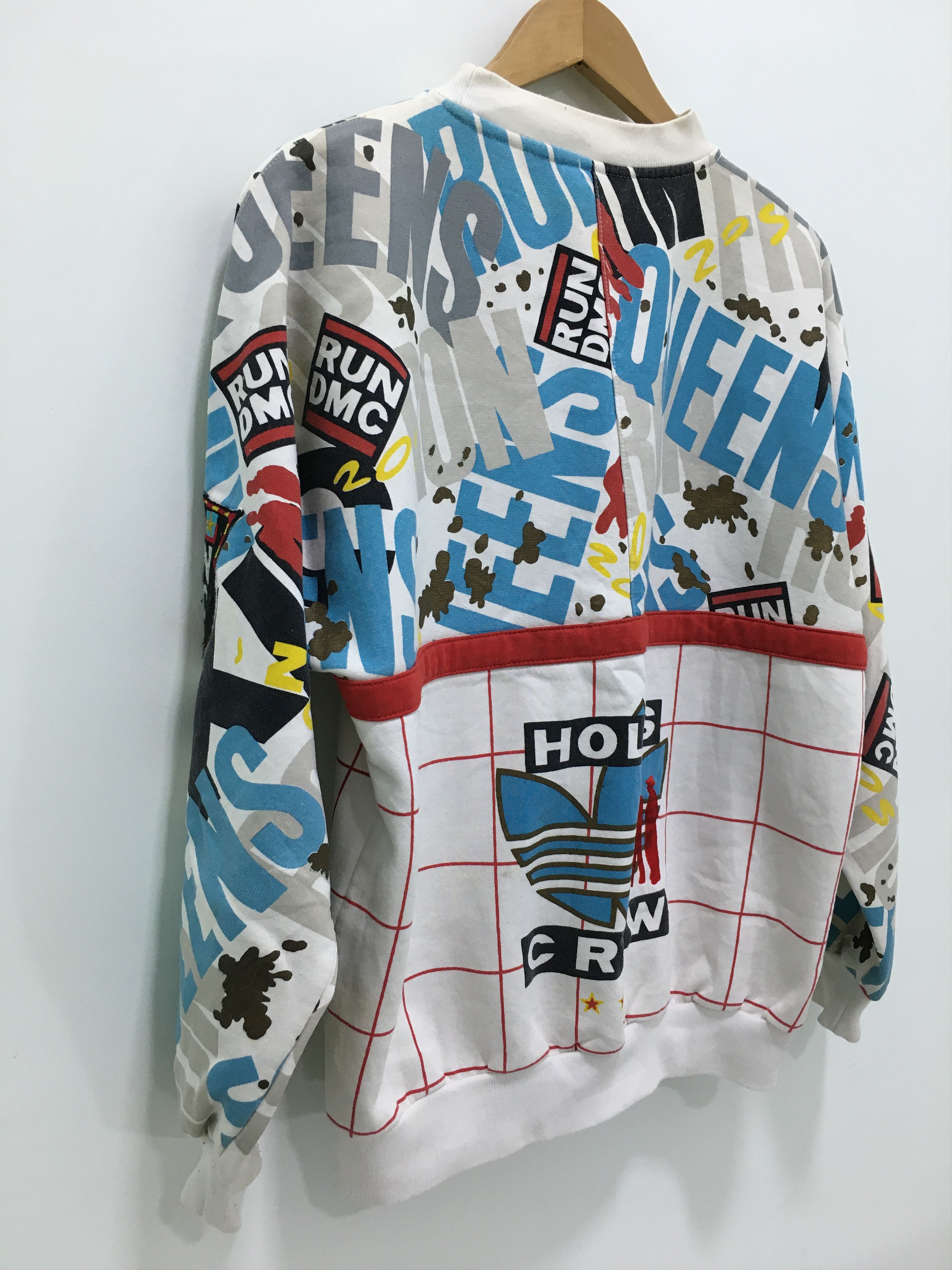 Adidas × RUN DMC Vtg 90s Adidas Run DMC Crewneck Sweatshirt Size US M / EU 48-50 / 2 - 16 Thumbnail