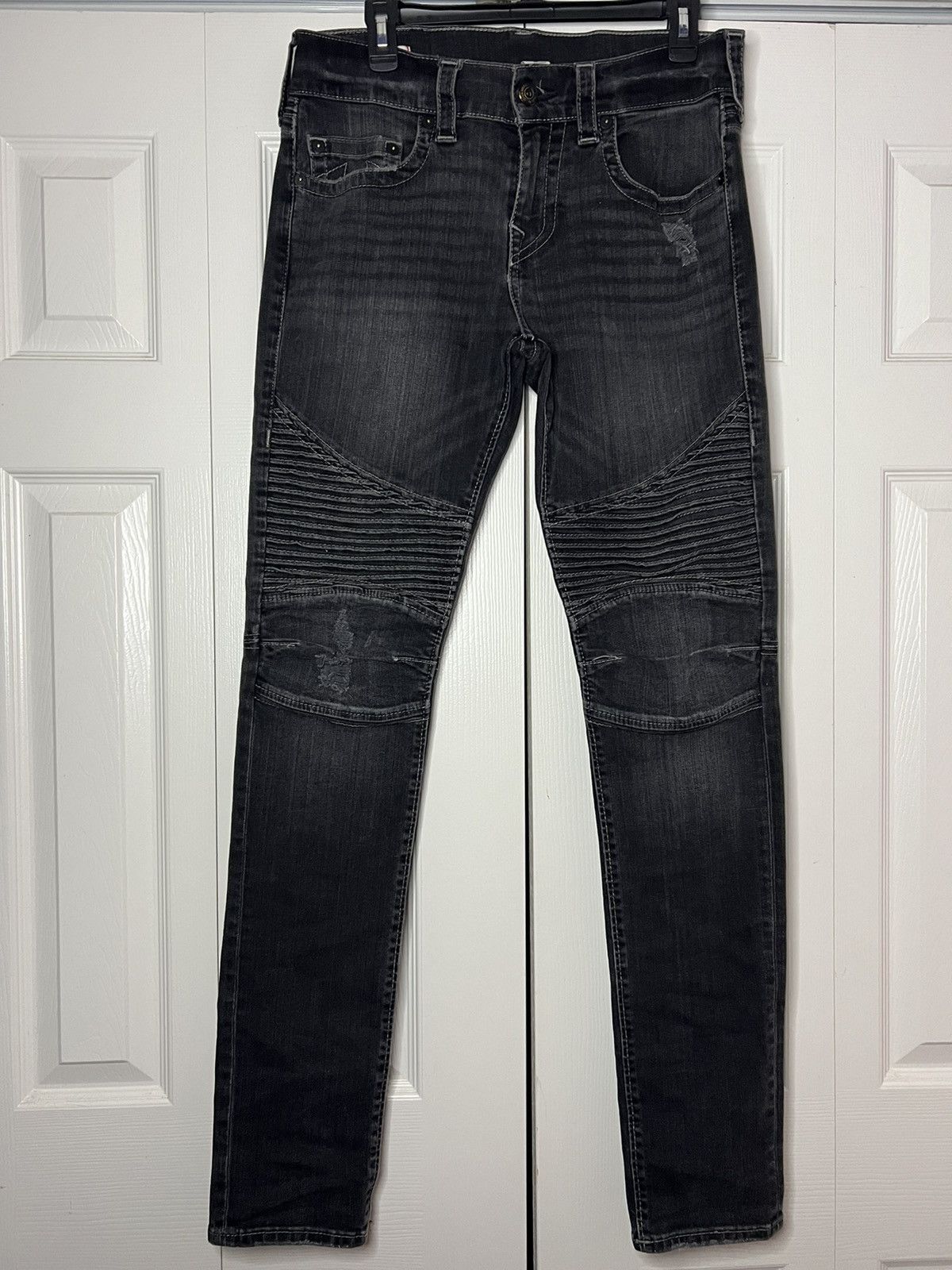 True Religion Biker Skinny Jeans