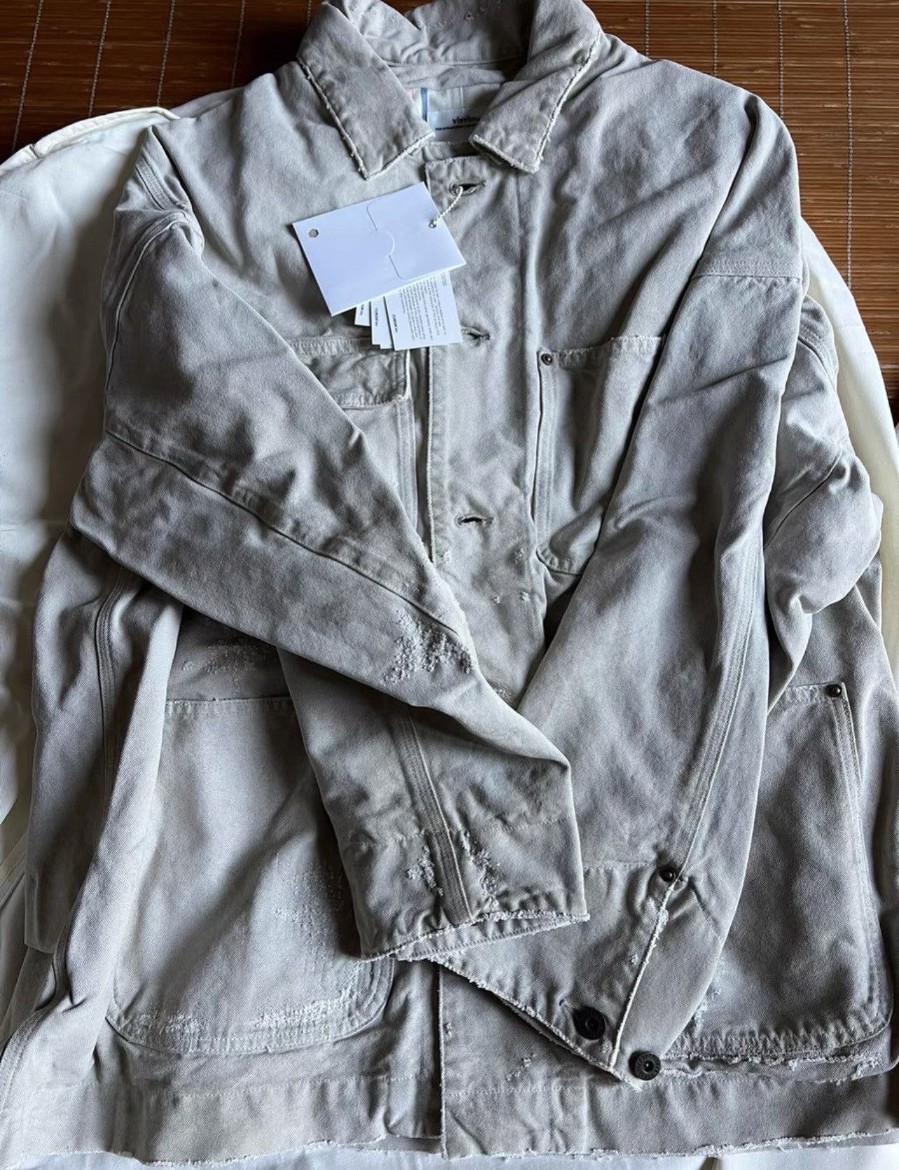 visvim MACRAY COVERALL CRASH 　GREY サイズ4 visvim MACRAY COVERALL CRASH GREY サイズ4 visvim MACRAY COVERALL CRASH