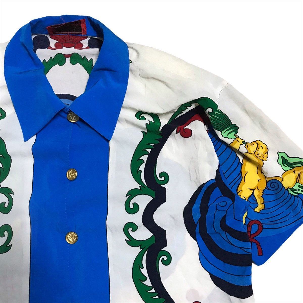 Vintage Art BigLogo Classic Buttonup Camp Collar Shirt Size US M / EU 48-50 / 2 - 5 Thumbnail