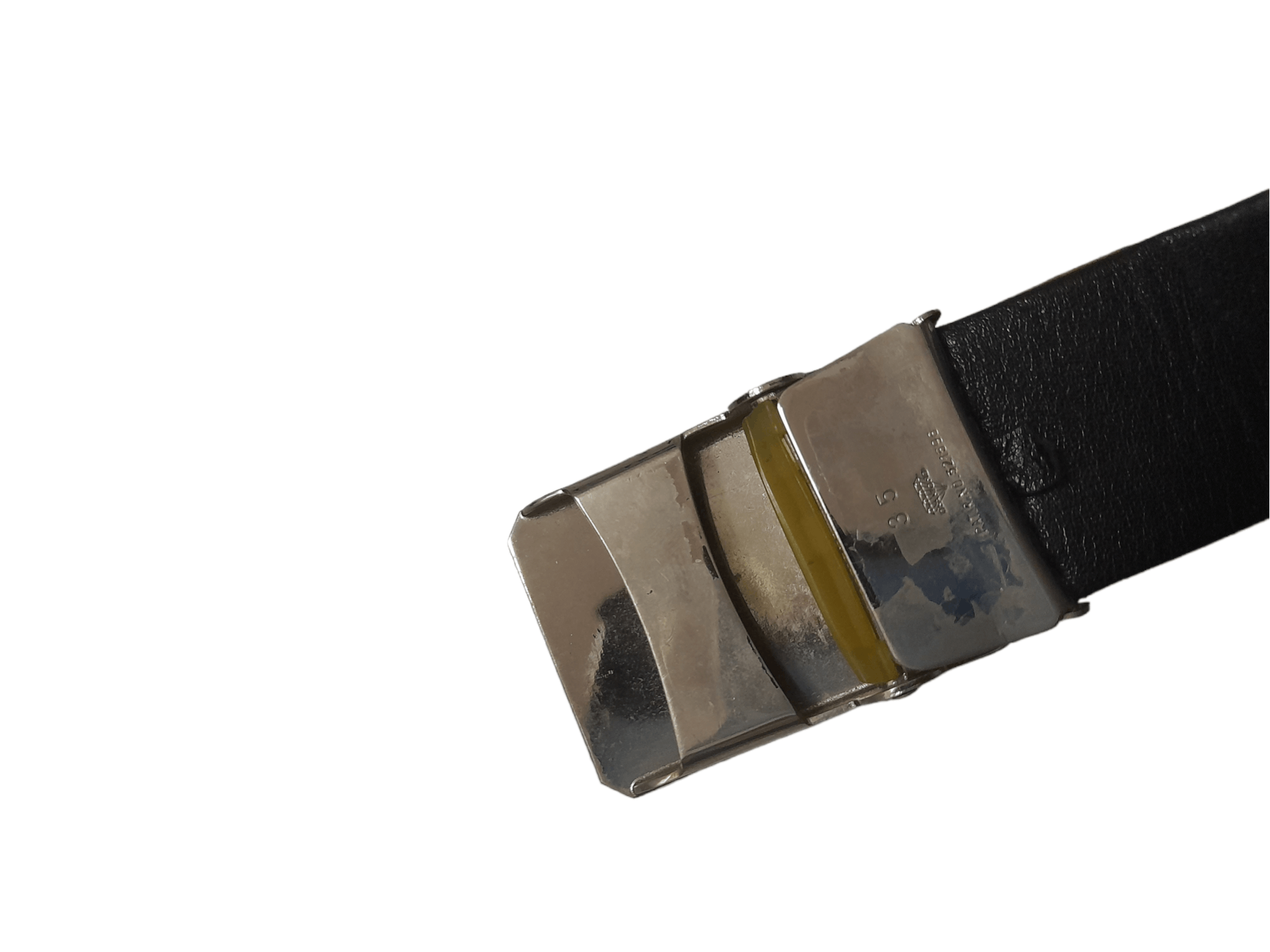 Japanese Brand × Leather Diamond Phyton Belt (E437) Size ONE SIZE - 4 Thumbnail