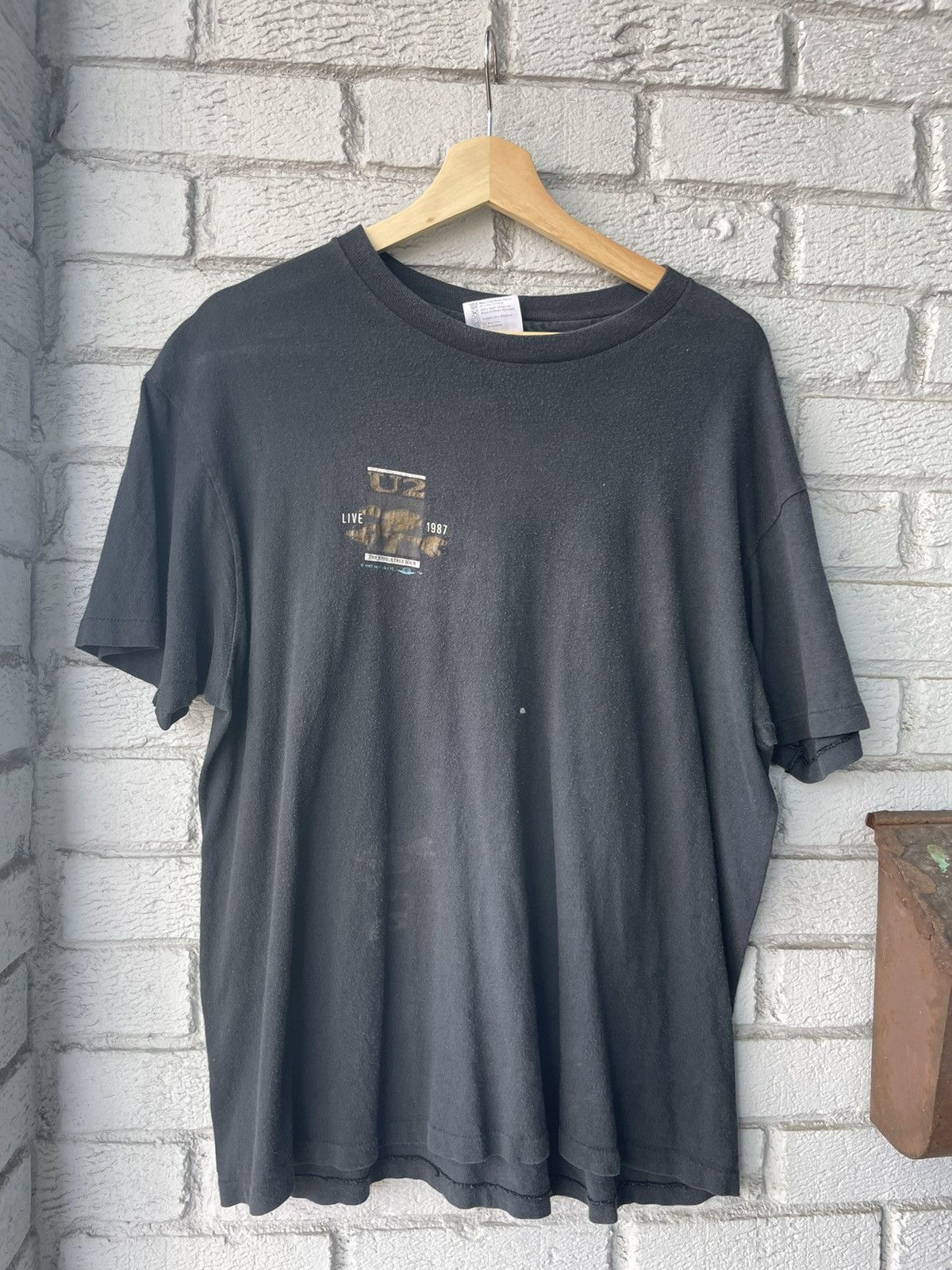 Vintage 1987 U2 Security The Joshua tour t shirt | Grailed