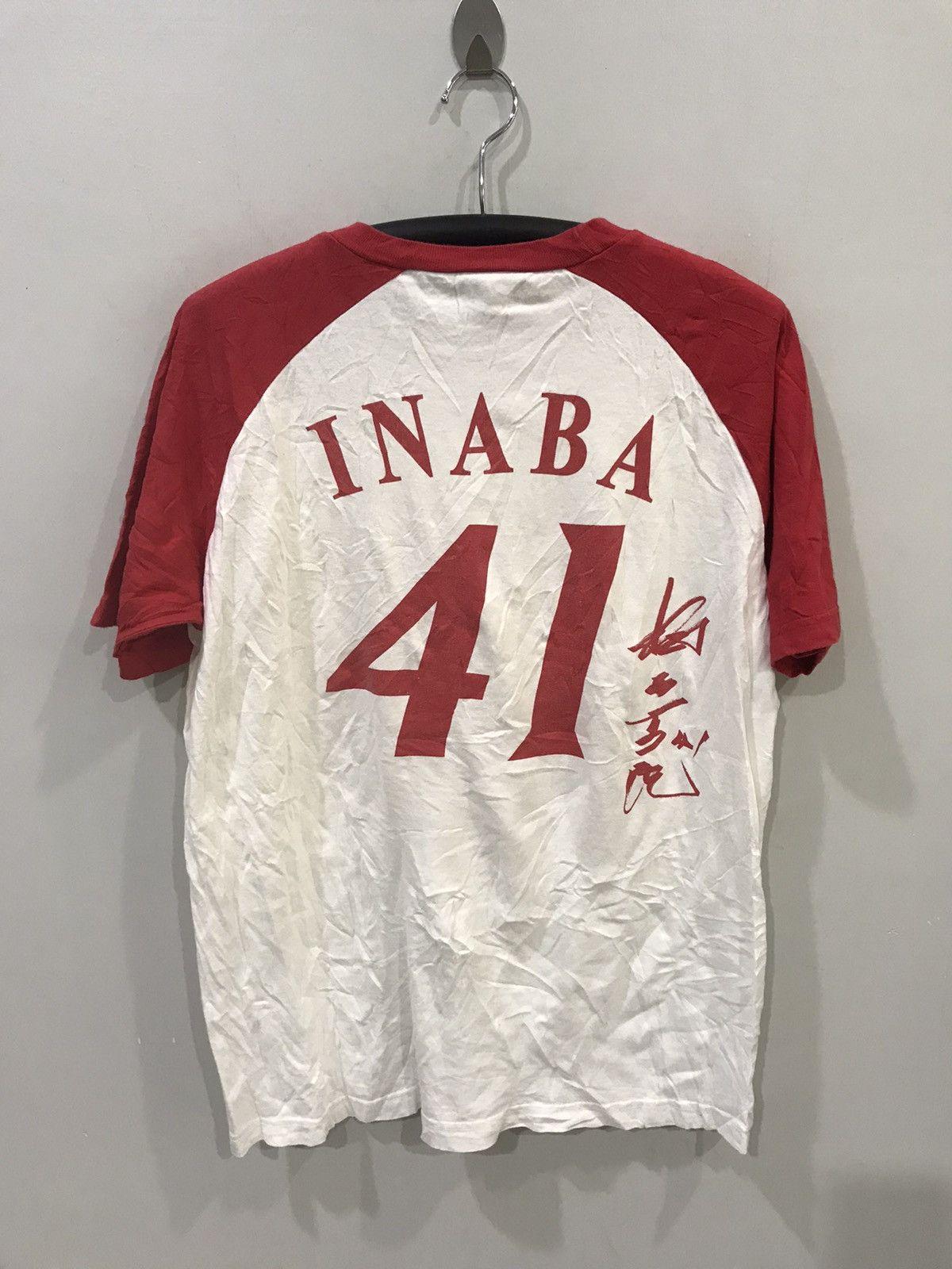 Japanese Brand × Vintage ATSUNORI INABA Fighters MvP Raglan Shirt Size US L / EU 52-54 / 3 - 4 Thumbnail