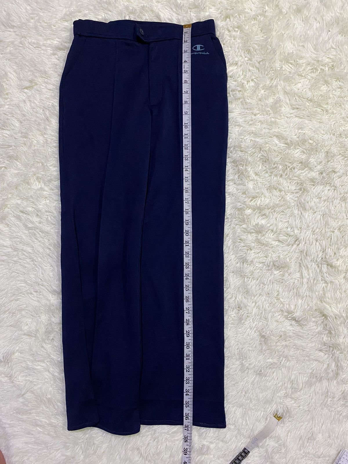 Champion × Vintage Vintage Flared Champion Poly Cotton Pants Made in Japan Size US 29 - 22 Thumbnail