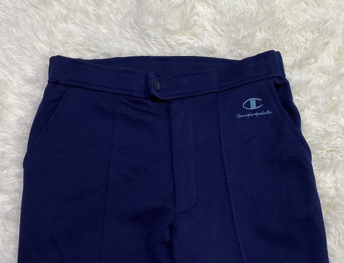 Champion × Vintage Vintage Flared Champion Poly Cotton Pants Made in Japan Size US 29 - 3 Thumbnail