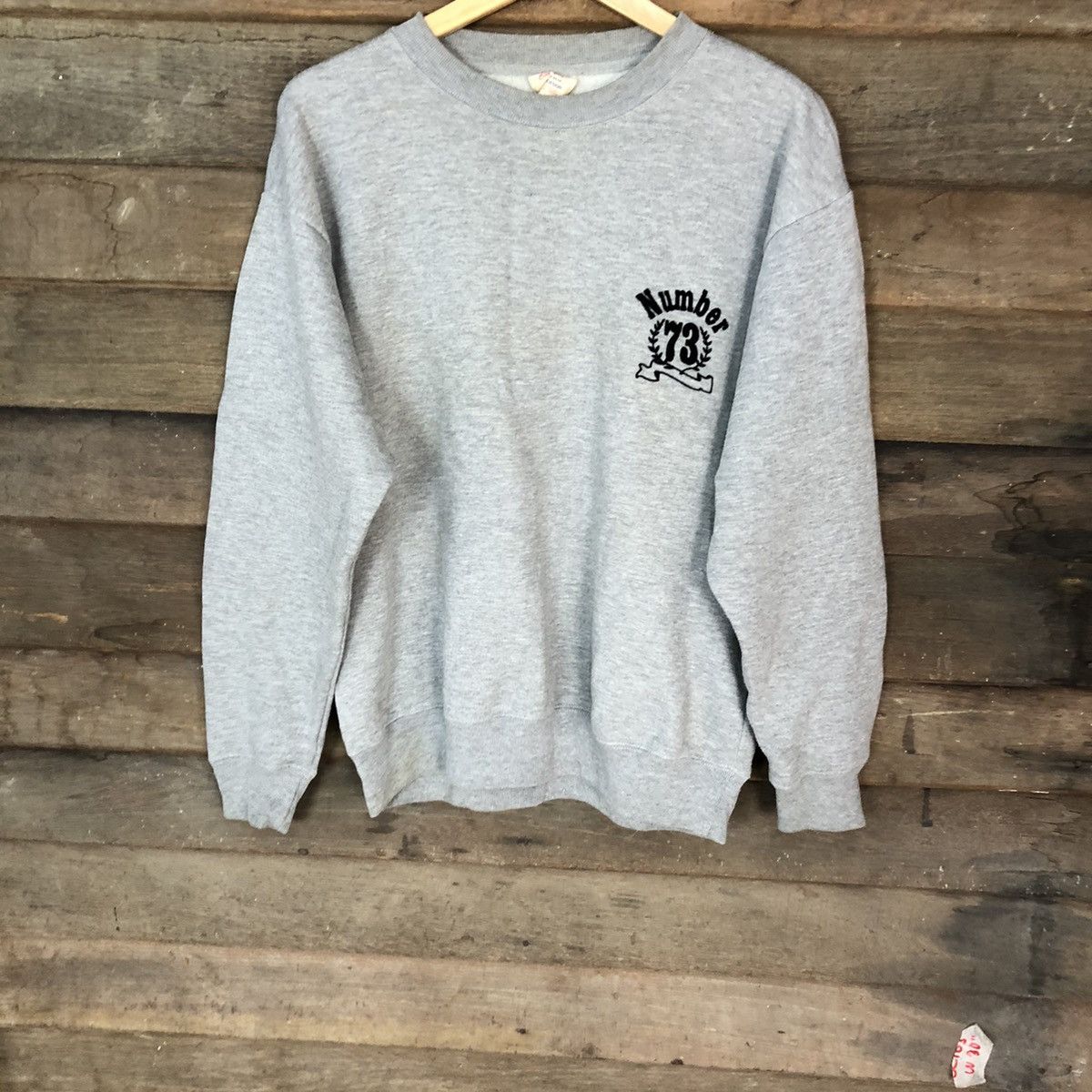 Japanese Brand City Guy Number 73 Grey Sweatshirt #5140 Size US L / EU 52-54 / 3 - 9 Thumbnail