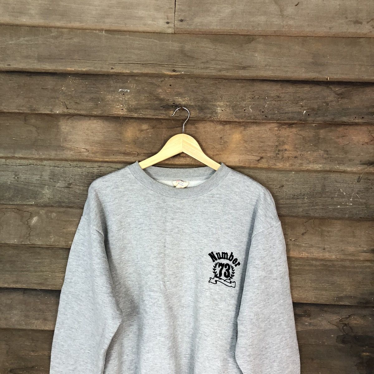 Japanese Brand City Guy Number 73 Grey Sweatshirt #5140 Size US L / EU 52-54 / 3 - 8 Thumbnail