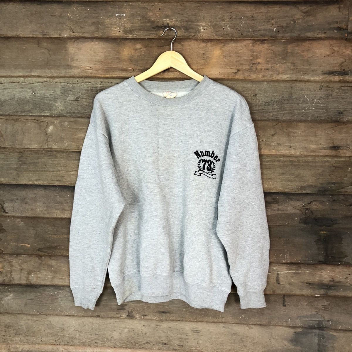 Japanese Brand City Guy Number 73 Grey Sweatshirt #5140 Size US L / EU 52-54 / 3 - 7 Thumbnail