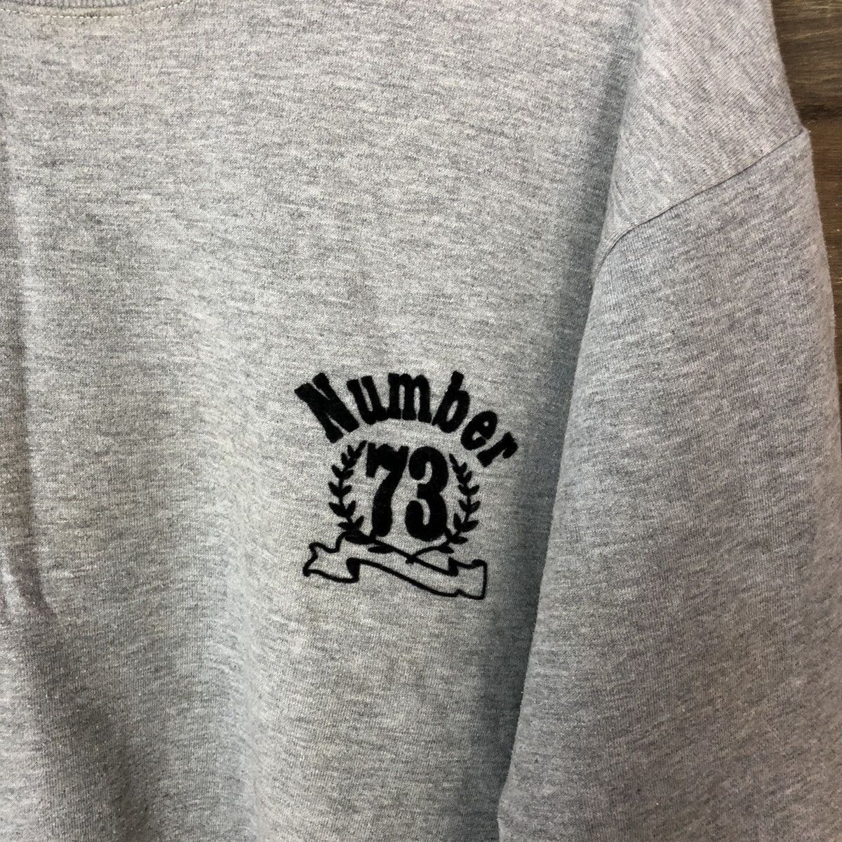 Japanese Brand City Guy Number 73 Grey Sweatshirt #5140 Size US L / EU 52-54 / 3 - 12 Thumbnail
