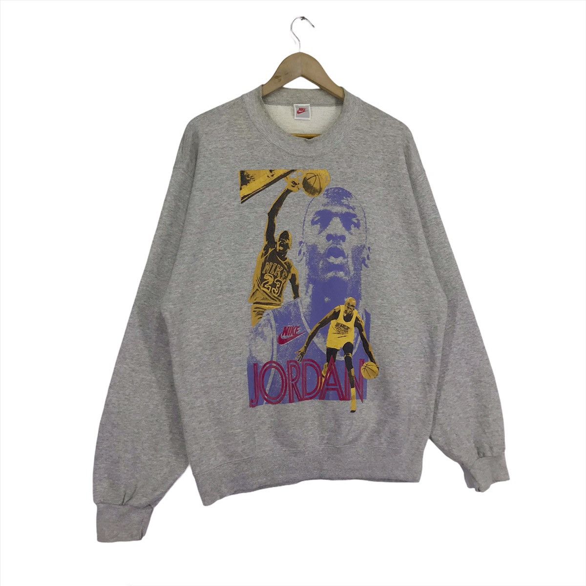 Jordan Brand × NBA × Nike 90’s Nike Jordan Sweatshirt Pullover Crewneck Size US M / EU 48-50 / 2 - 3 Thumbnail