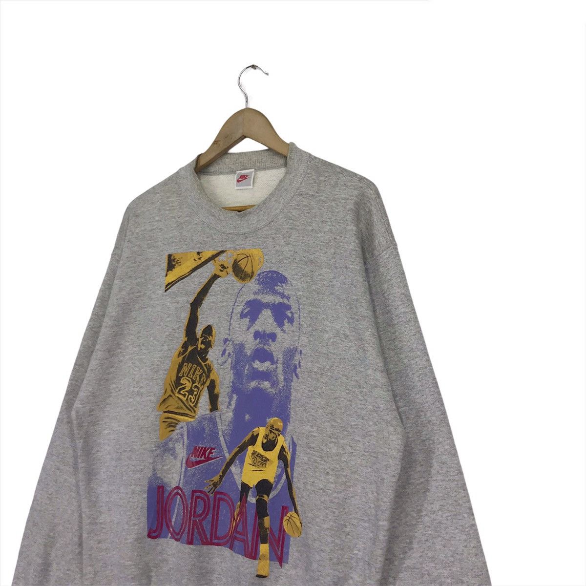 Jordan Brand × NBA × Nike 90’s Nike Jordan Sweatshirt Pullover Crewneck Size US M / EU 48-50 / 2 - 4 Thumbnail