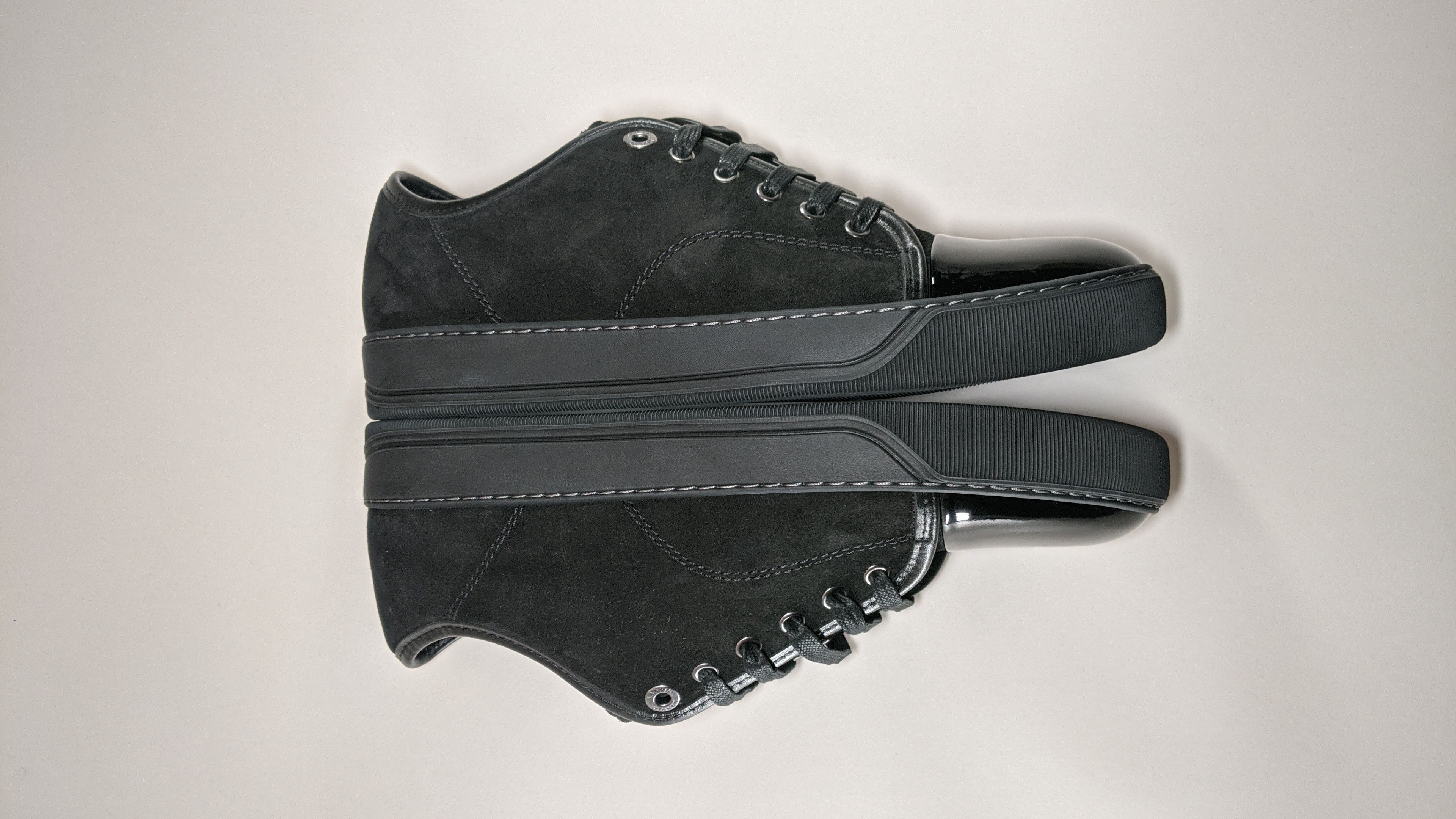 Lanvin Suede and leather cap-toe sneaker Size US 7 / EU 40 - 2 Thumbnail